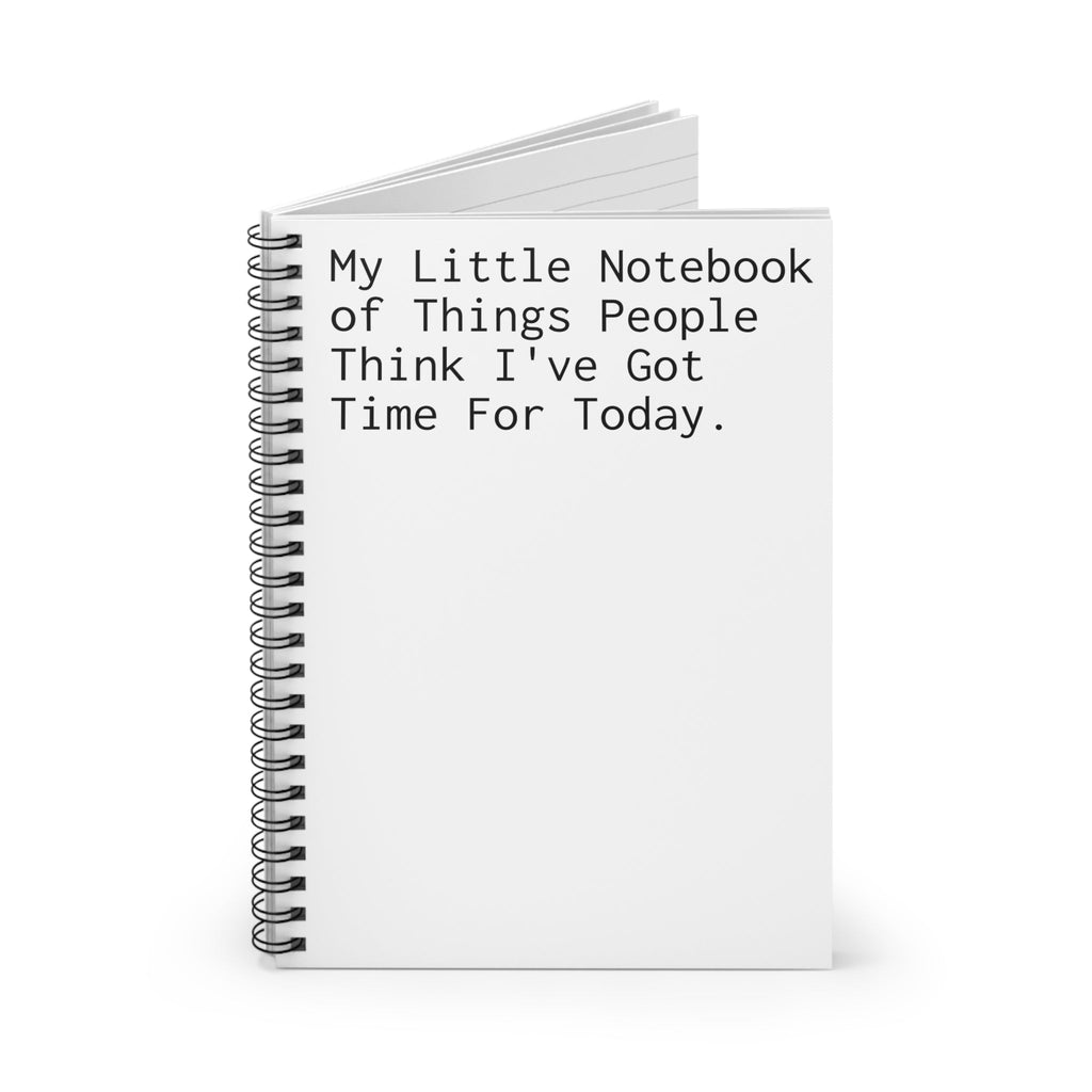 My Little Notebook - White