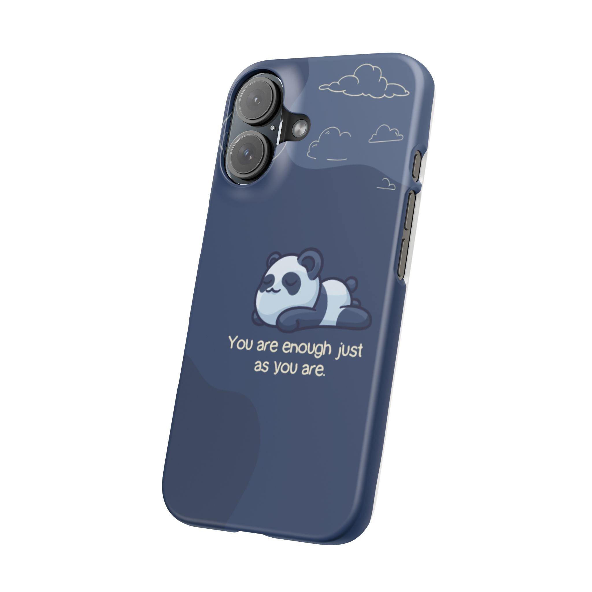 Panda Dreams Phone Case – Cozy Vibes & Inspiring Words