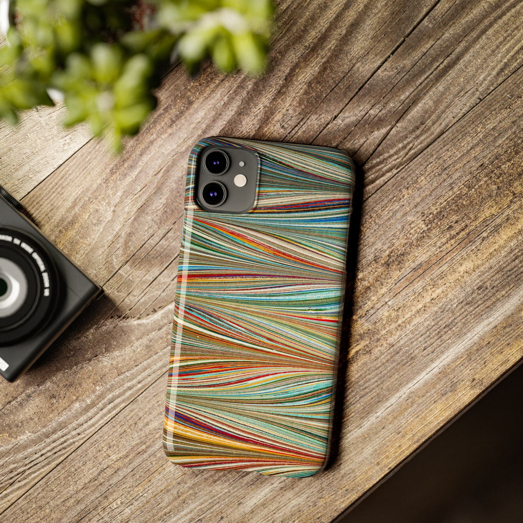 Florentine Multi-Colored Marbled Phone Case