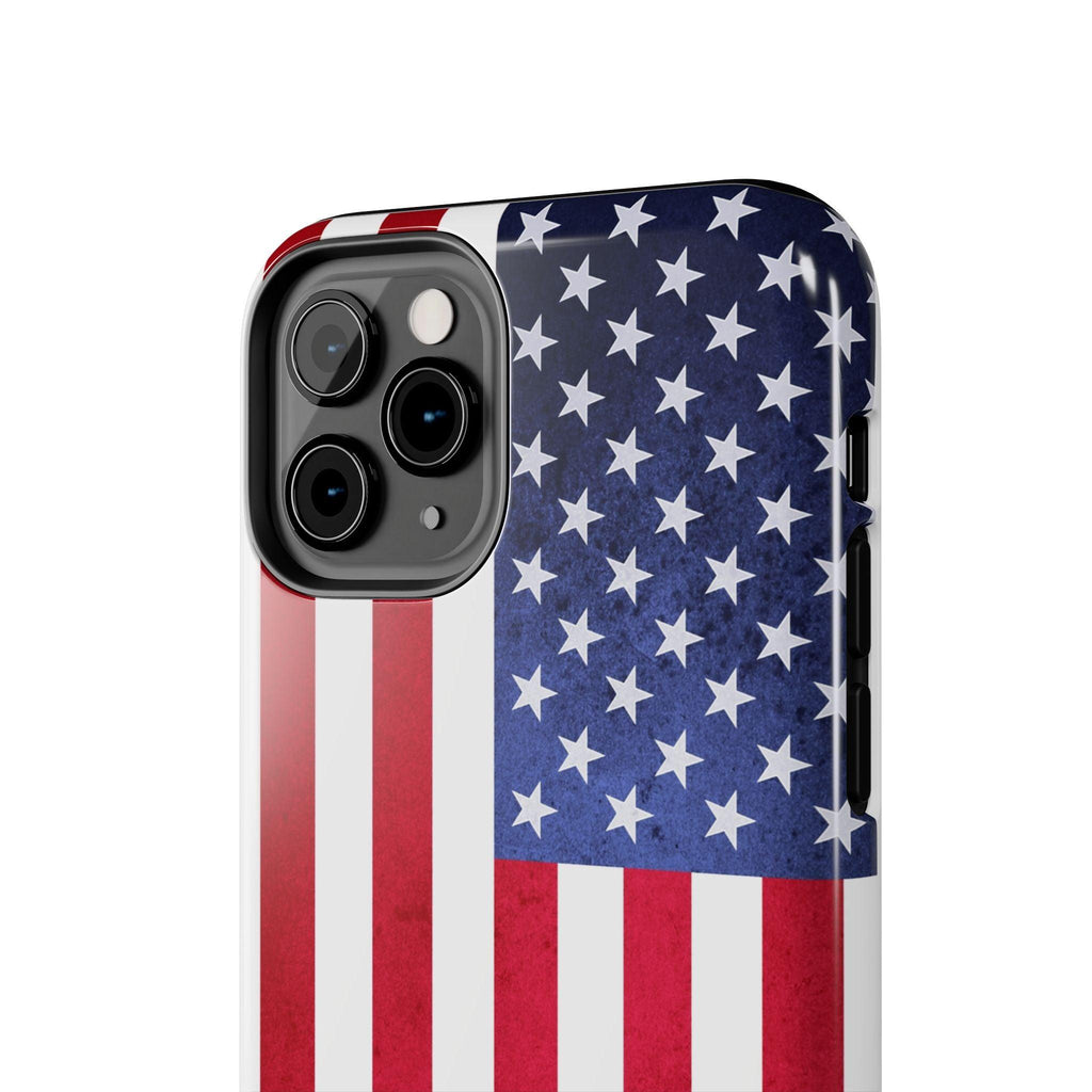 USA Flag Printed Tough Phone Cases