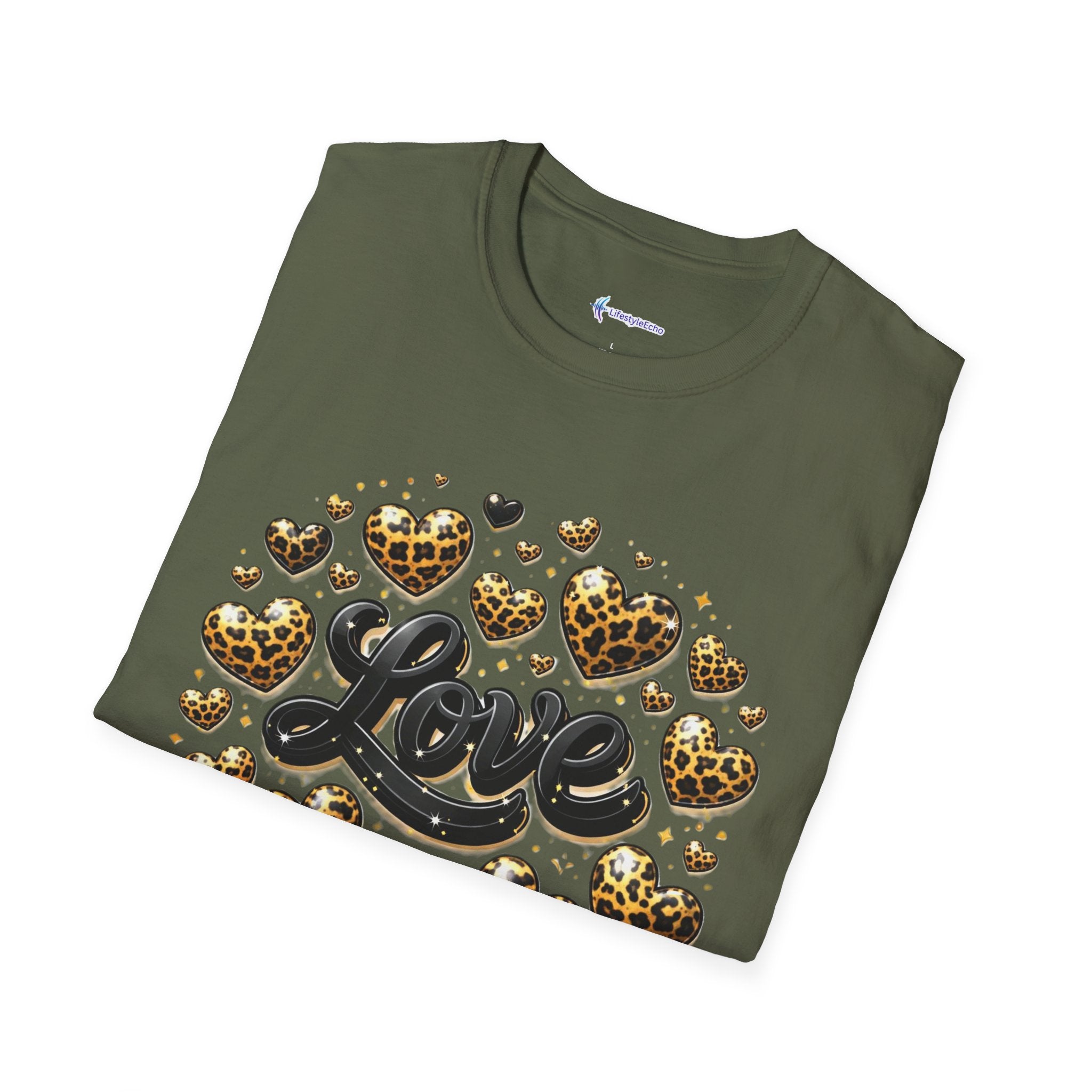 Love Surrounded by Gold Balloons T-Shirt