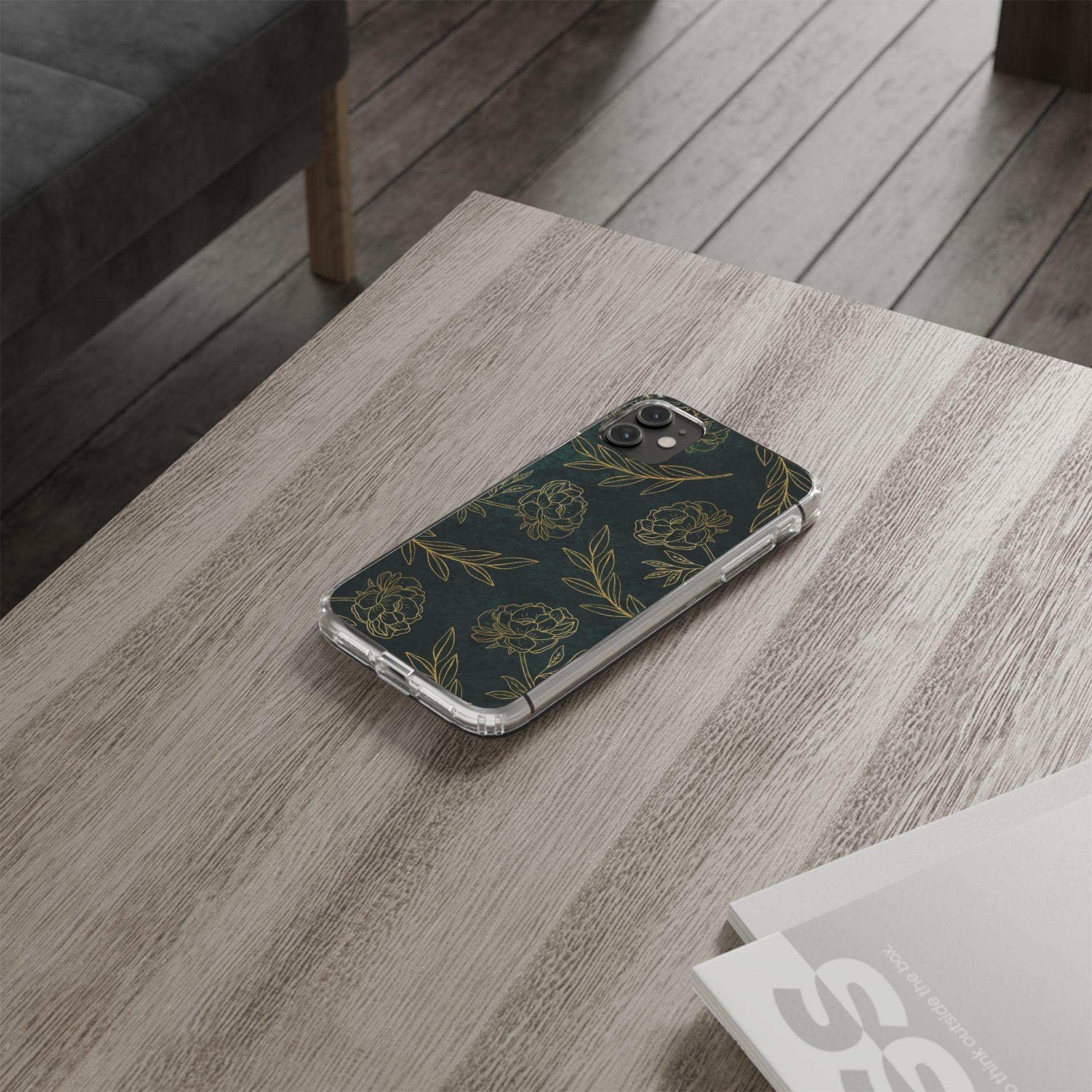 Floral Pattern Clear Cases