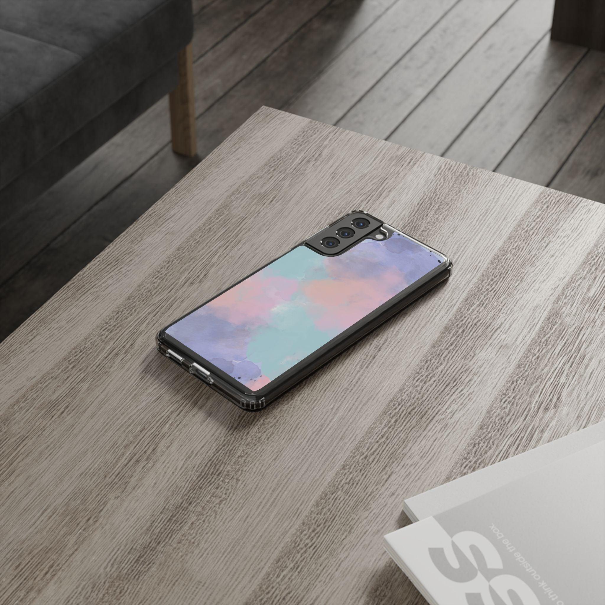 Shades of Pastel Clear Cases