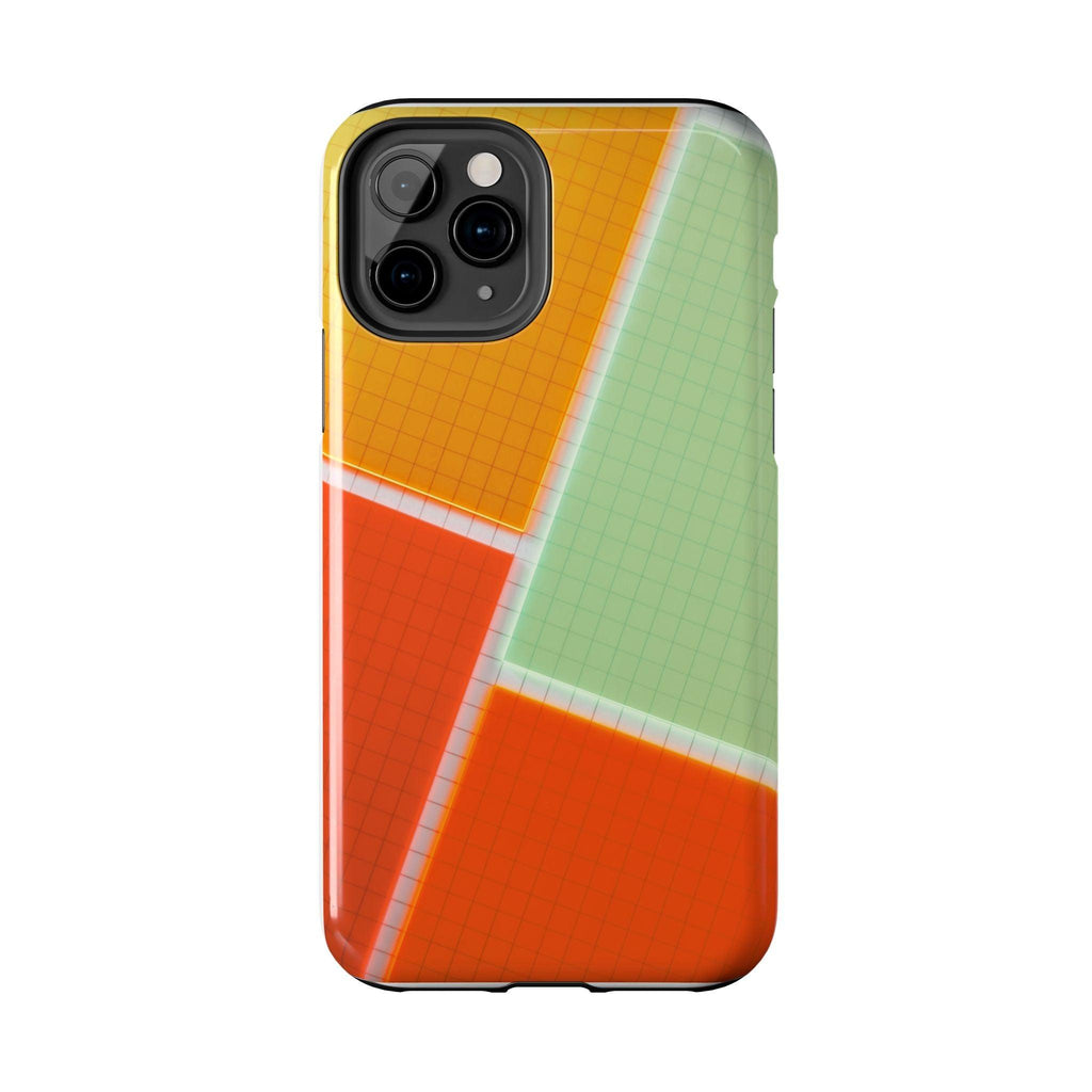 Four Colors Blocks With Shades Tough Phone Cases