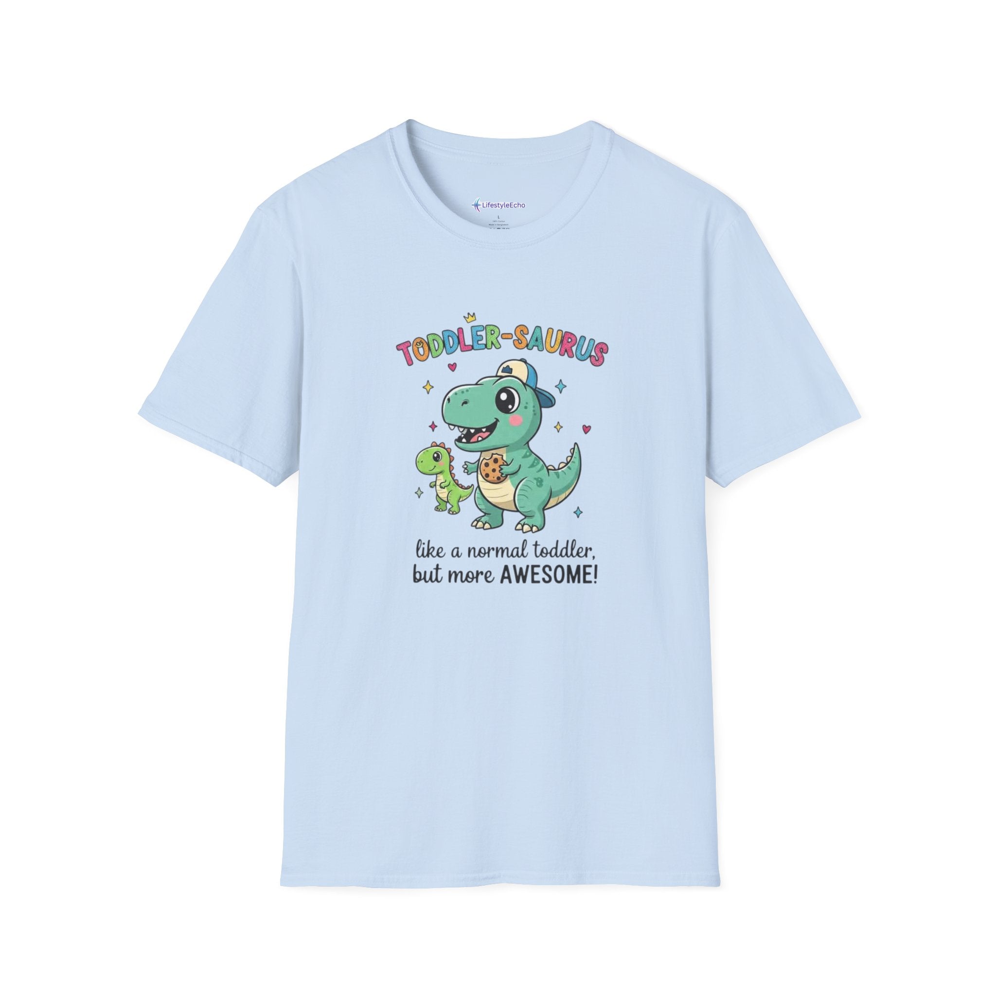 Toddler T-Shirt "Toddler-saurus" Cute Dino Tee — "Like a normal toddler, but more AWESOME!"