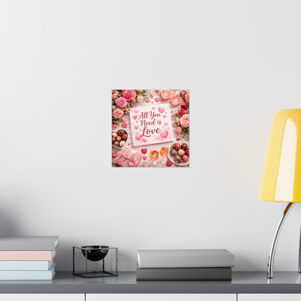 Valentine s - All You Need Is Love - Matte Poster