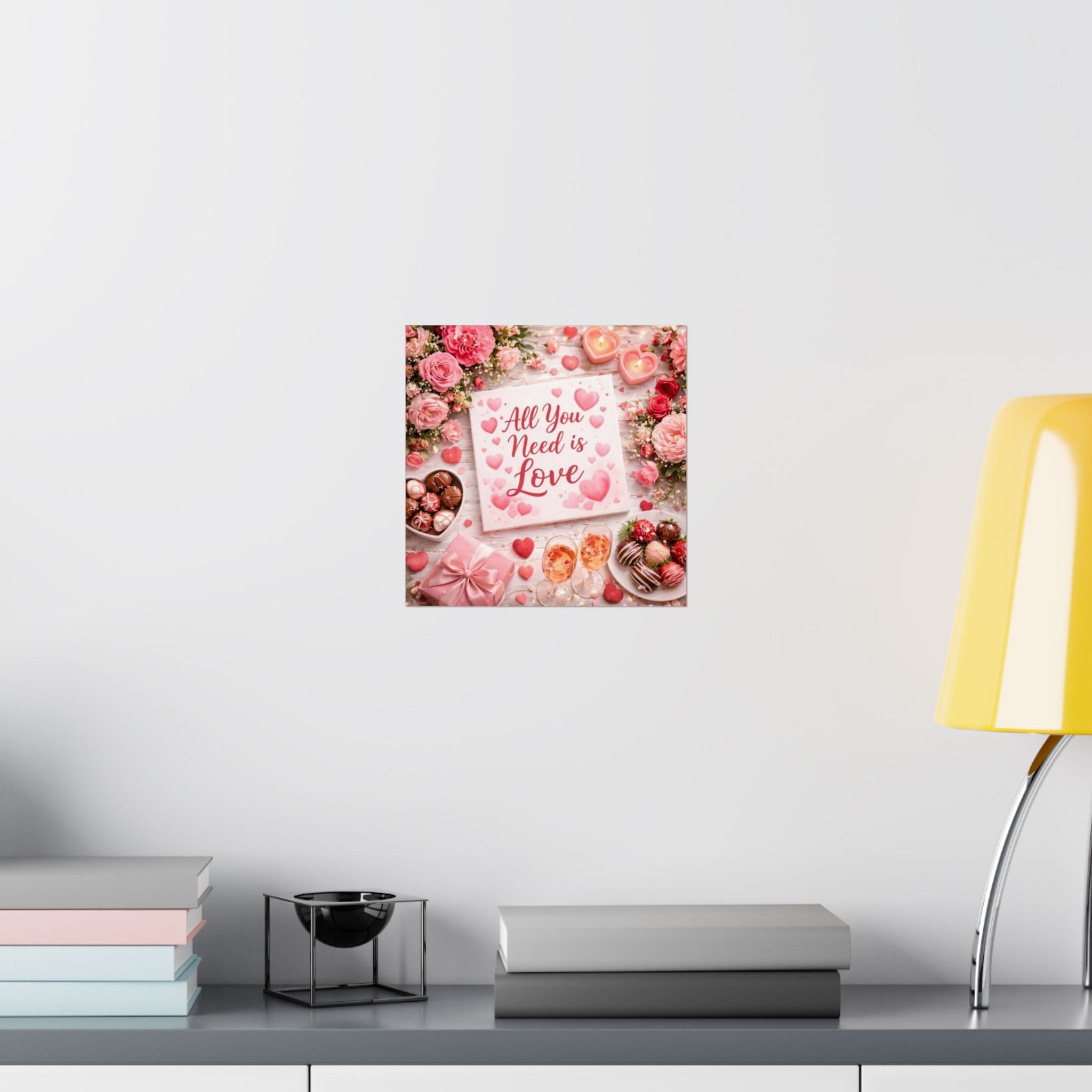 Valentine s - All You Need Is Love - Matte Poster