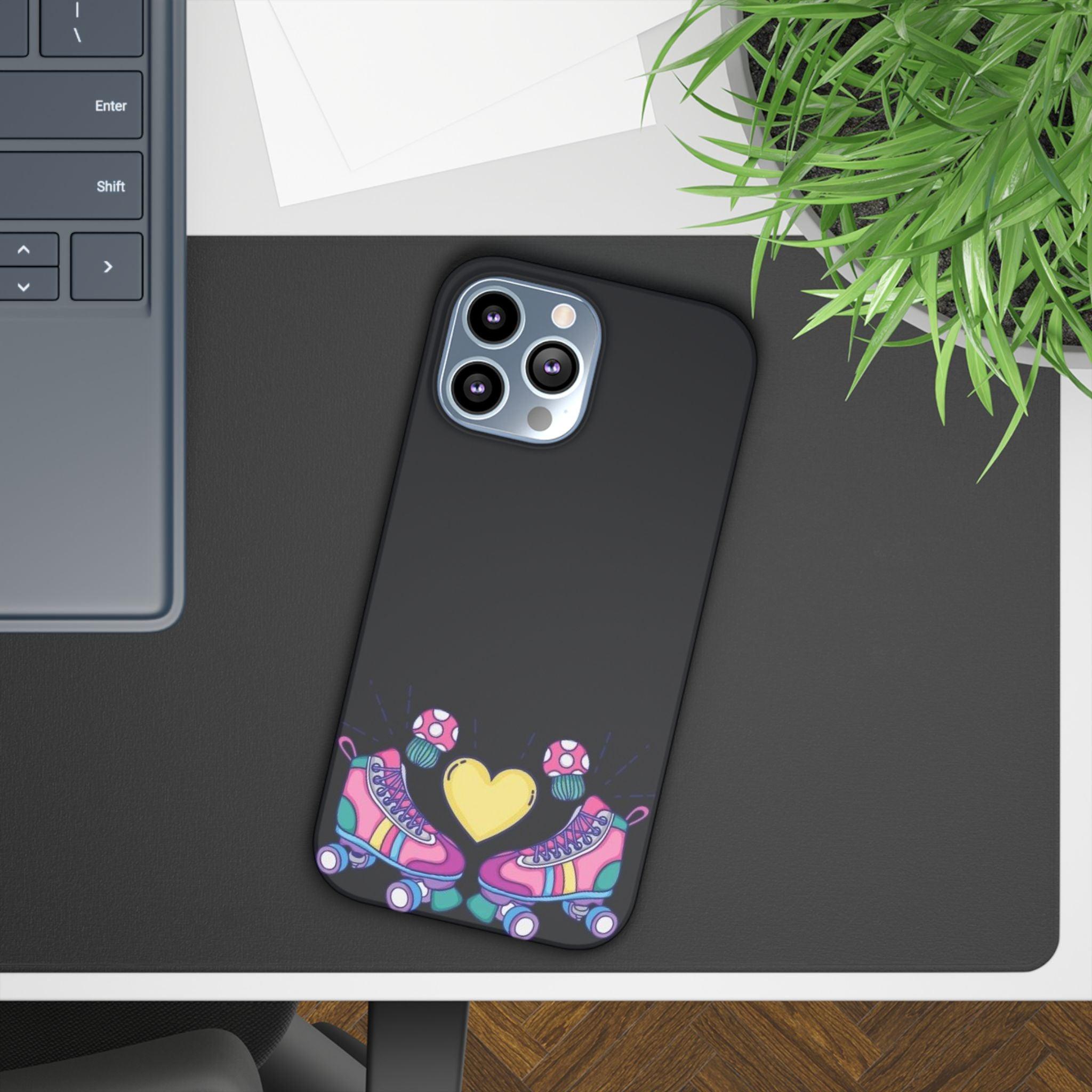 Skater's Heart Phone Case – Glide with Love Everywhere