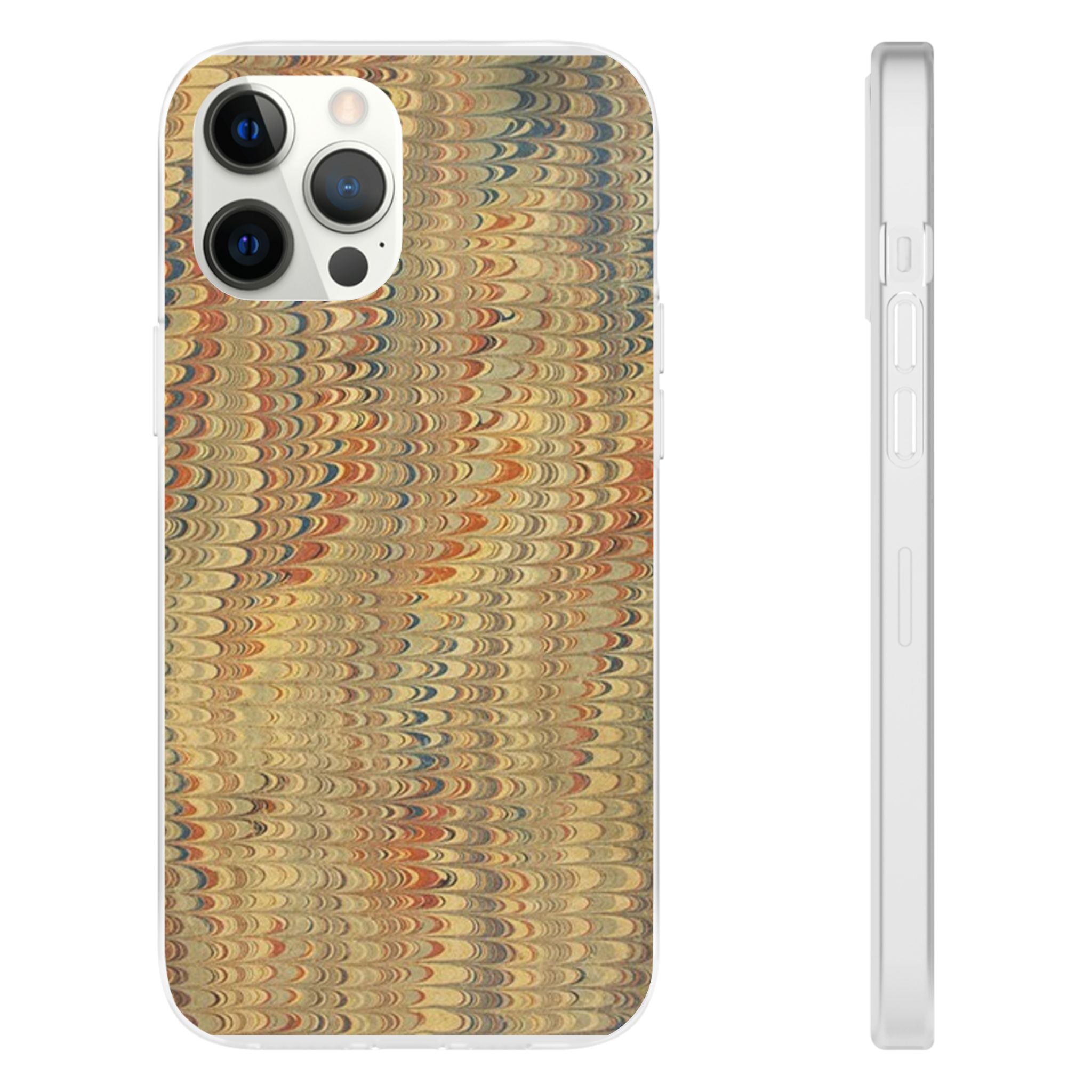 Golden Fall Neutrals Italian Marbled Design Stylish Phone Cases