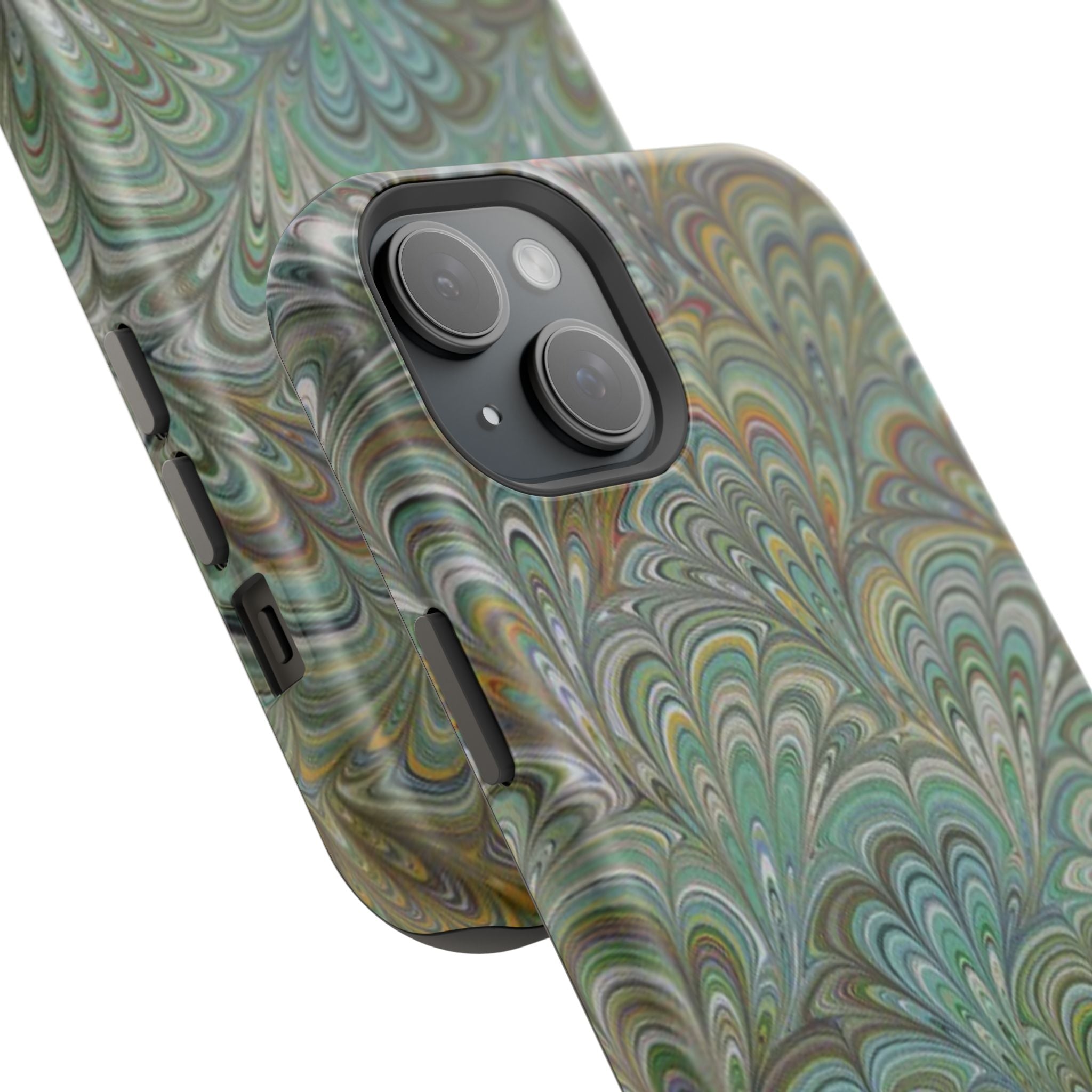 Italian Peacock Green Highly Durable Phone Case for Apple + Samsung