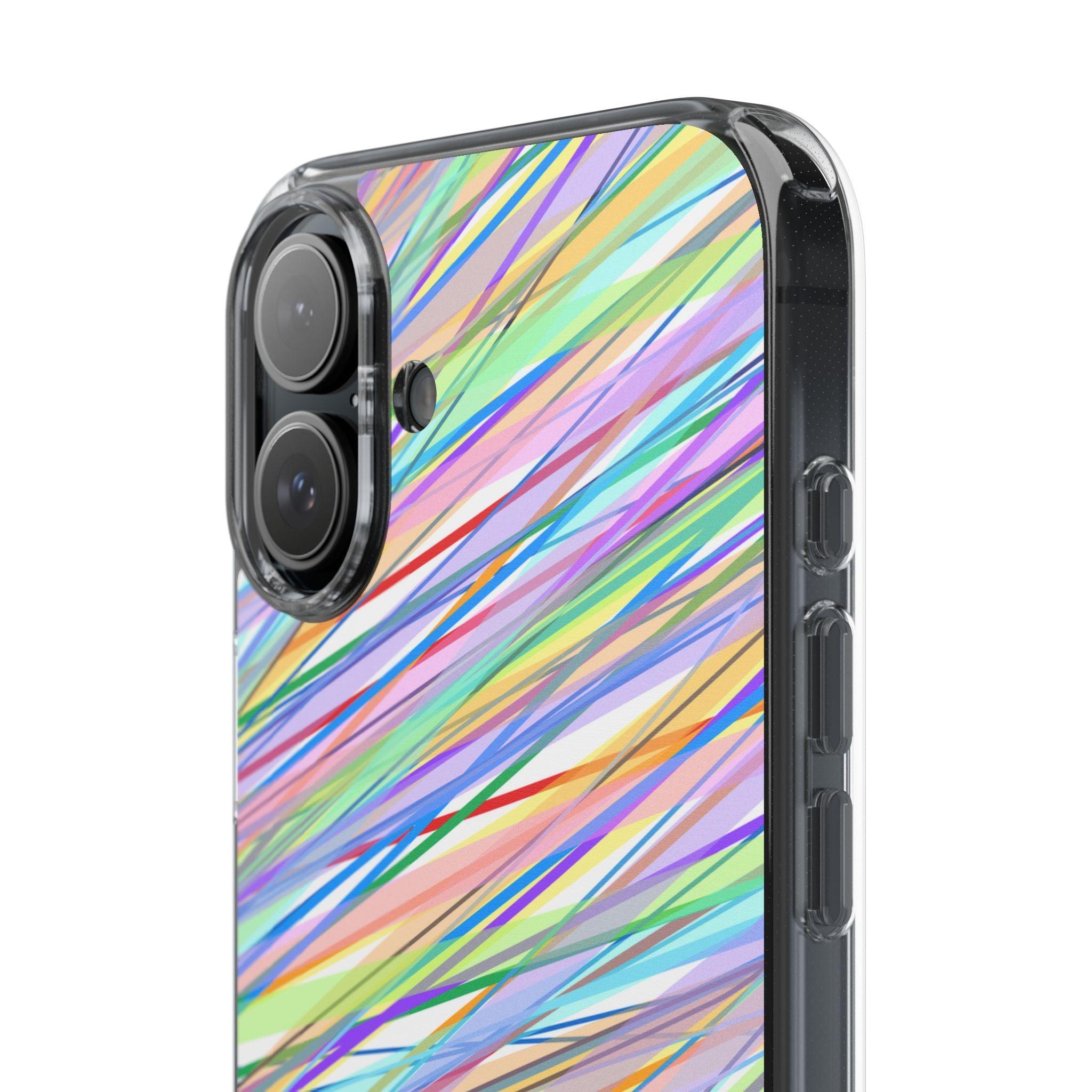 Threads Of Colors Clear Case