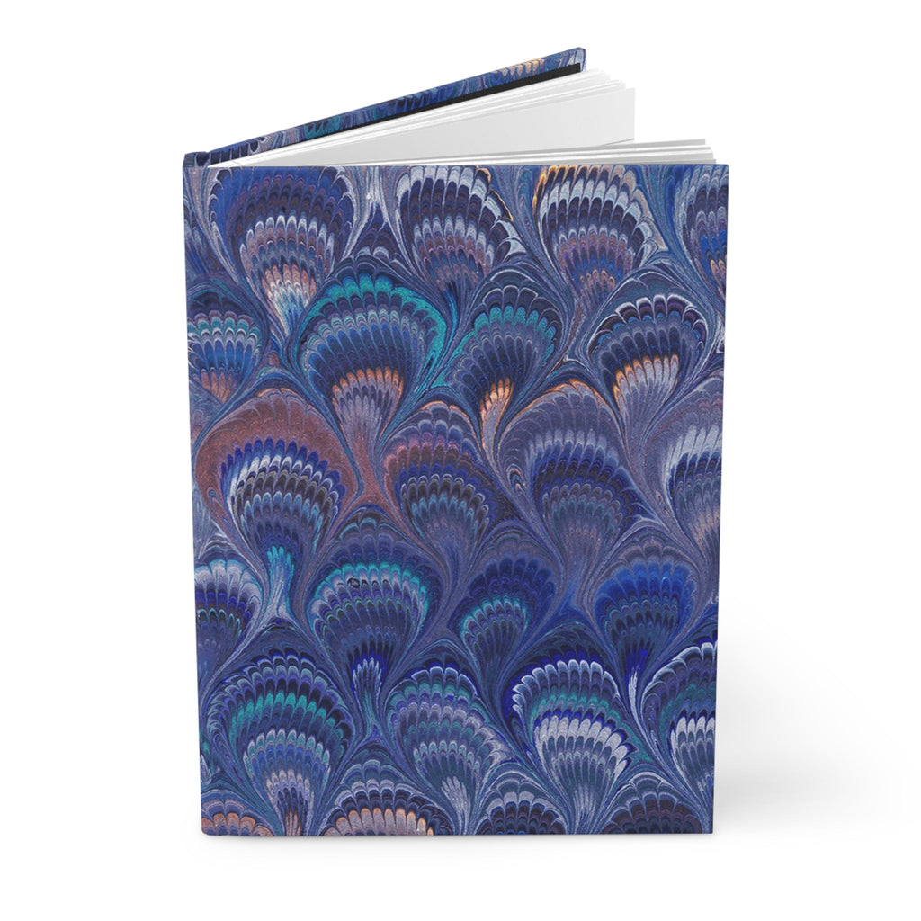 Feather Marble Hardcover Journal