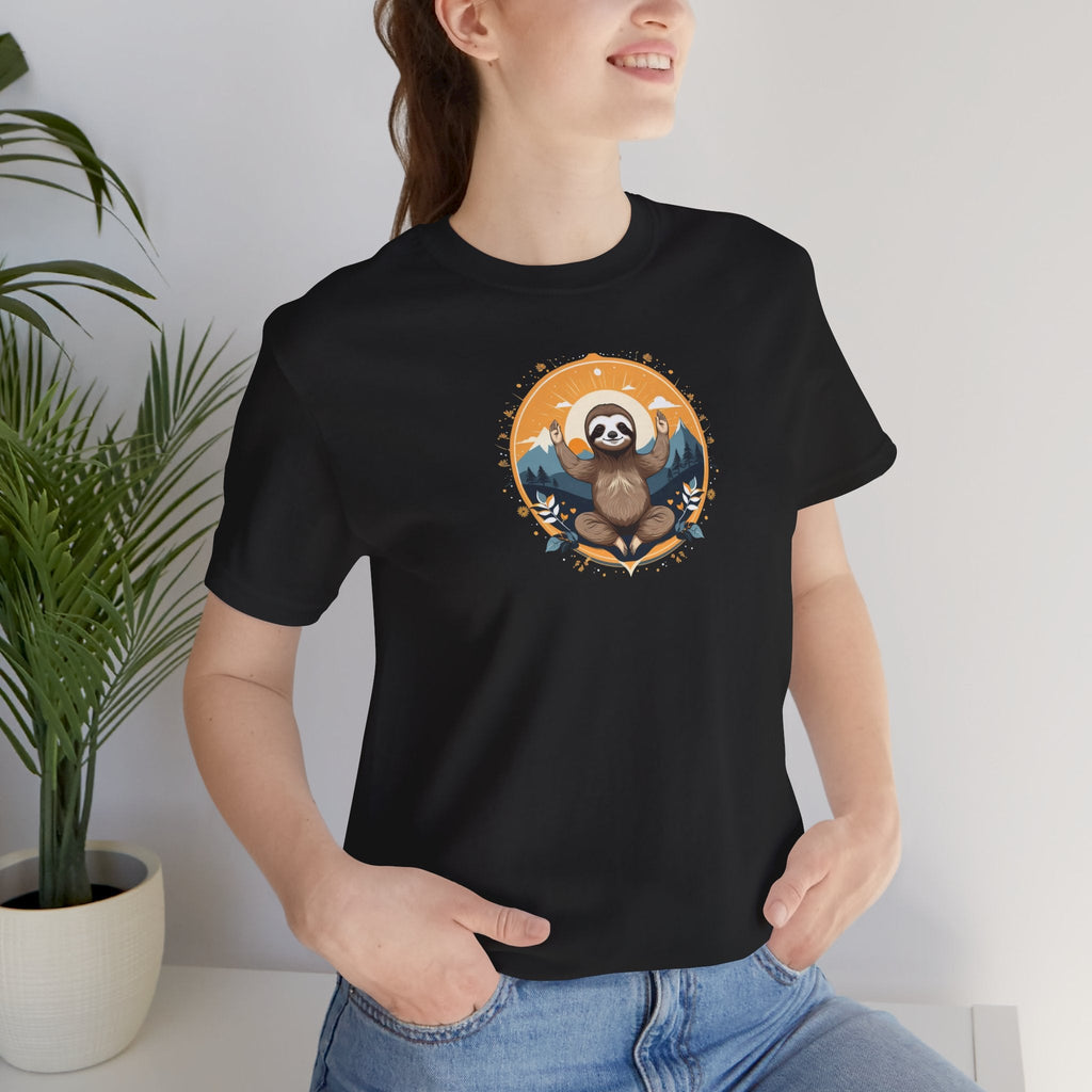 Sloth Yoga Unisex Jersey Tee - Soft Cotton Comfort - DipaliZ