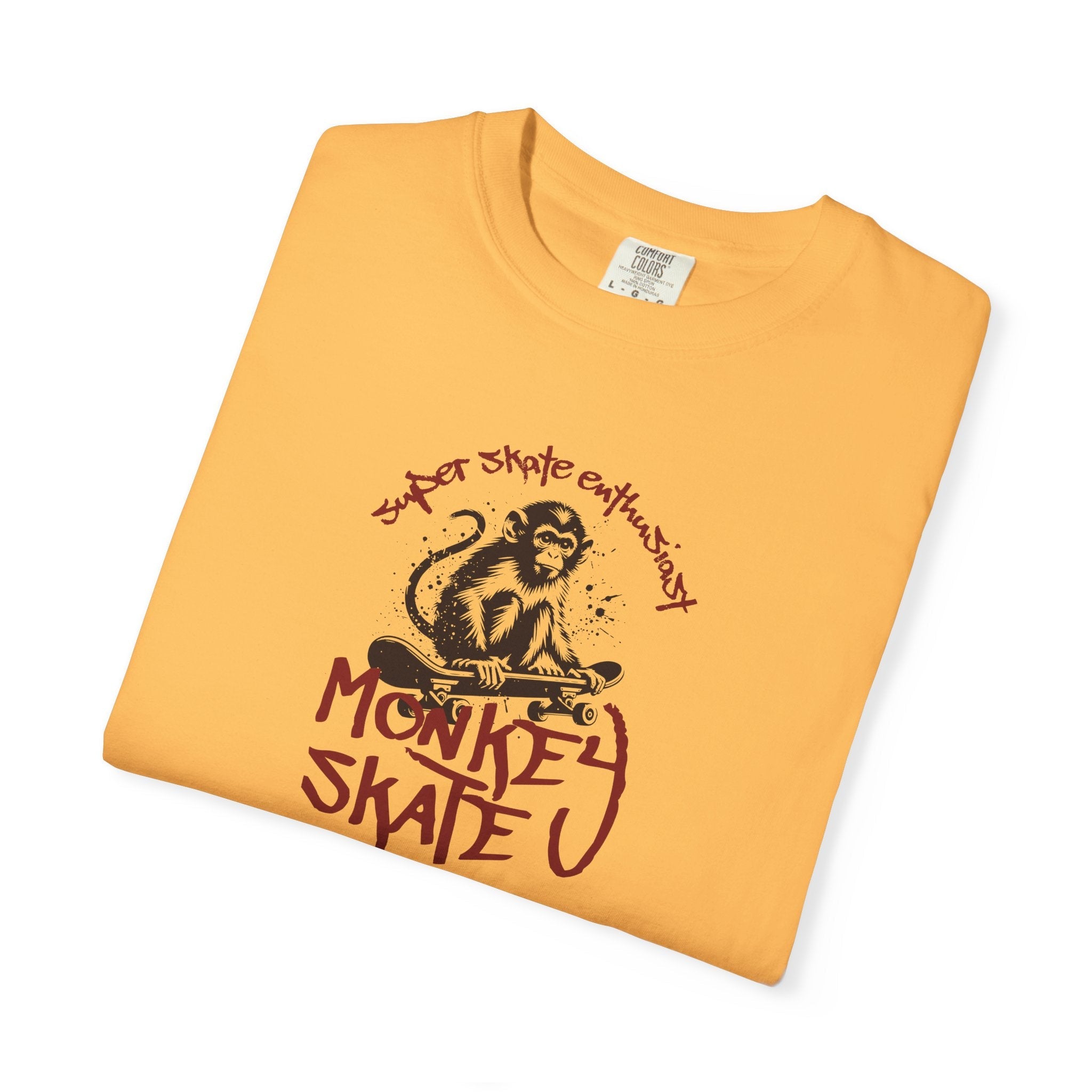 Super Cozy Cotton Tee - Skate Monkey Ultimate Comfort - DipaliZ