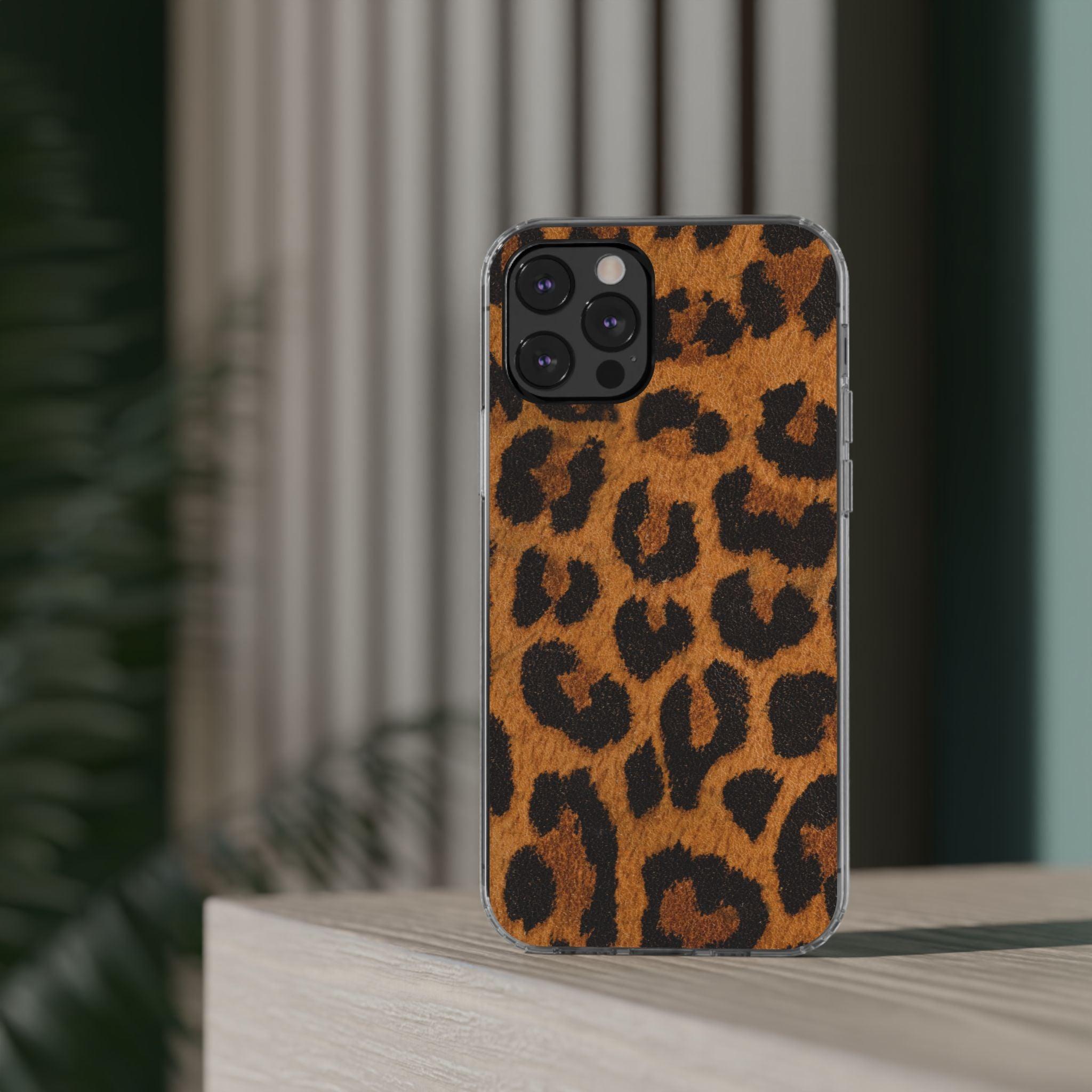 Clear Cases Cheeta Print