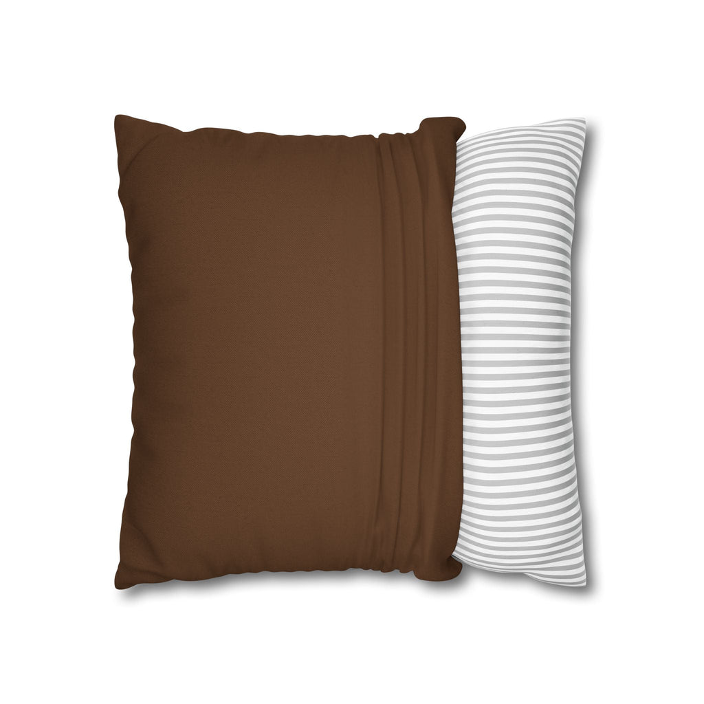 Mountain Sunrise Scenic Throw Pillow — Nature Landscape Pillowcase