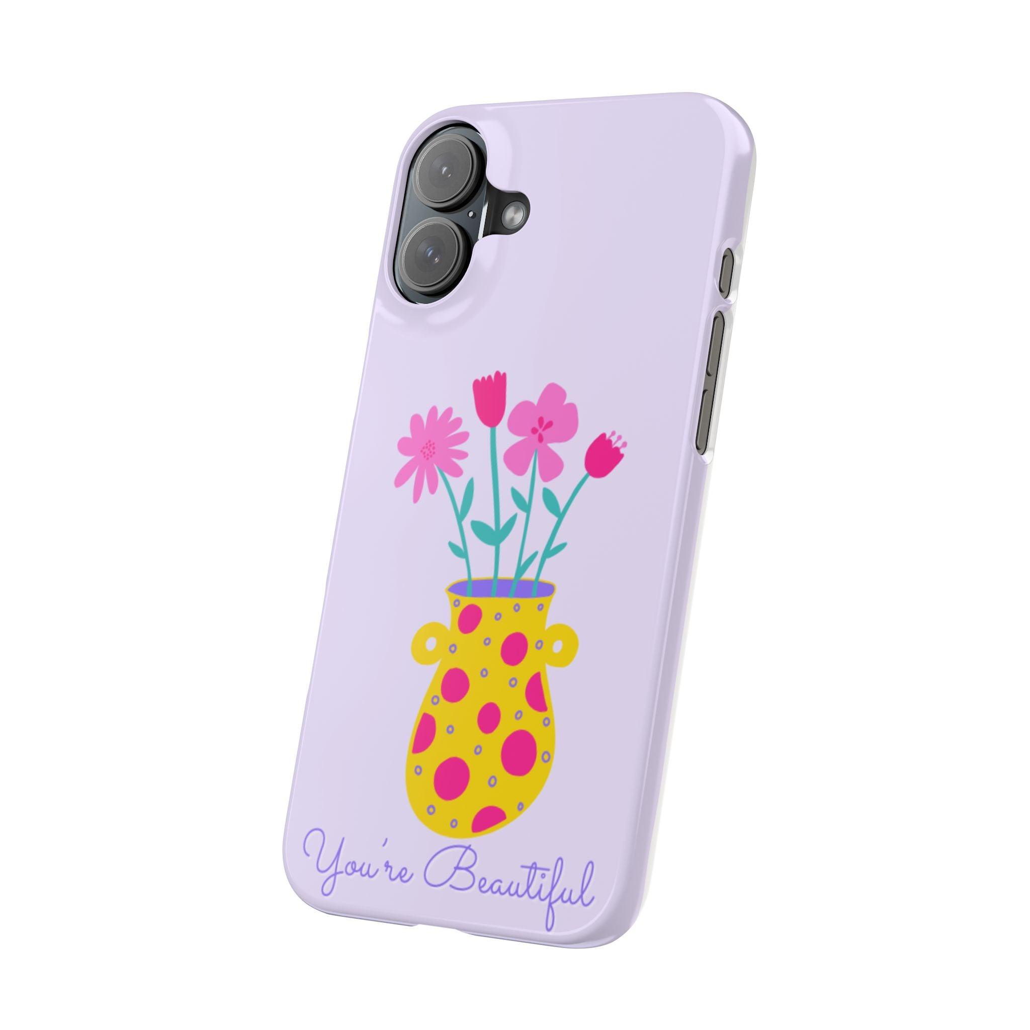 Floral Pot Phone Case – Bloom with Style Everywhere You Go