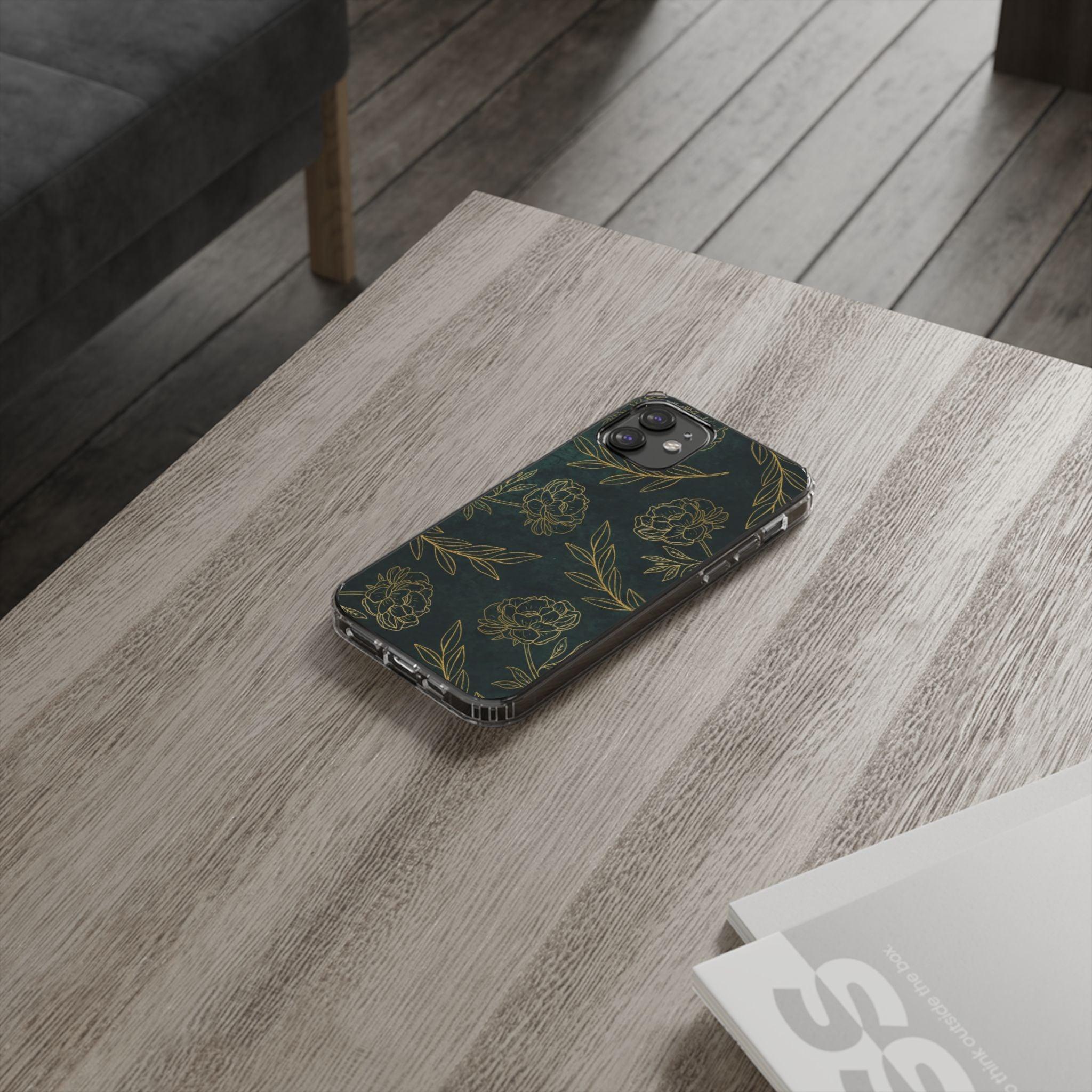 Floral Pattern Clear Cases