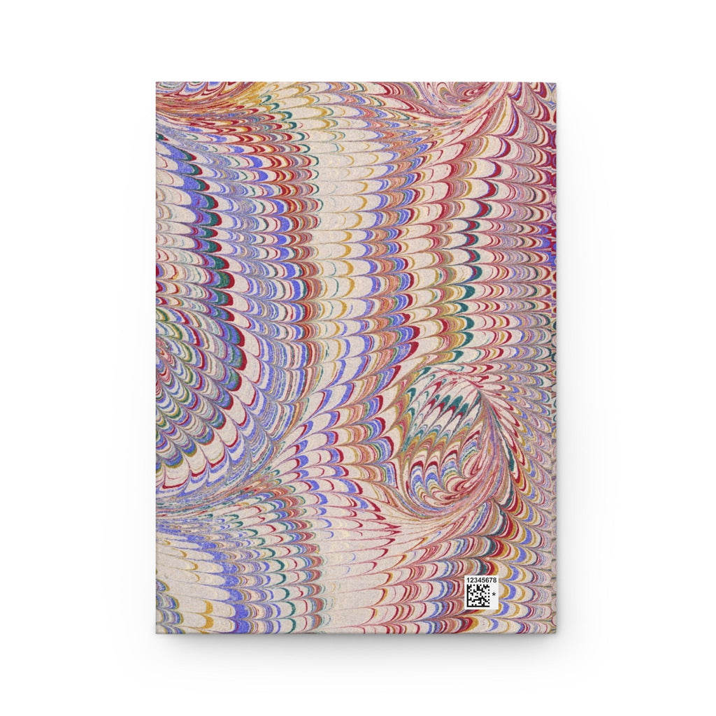 Pastel Pink Vintage Italian Marble Hardcover Journal Matte, Hand-Painted Design, Artistic Notebook, Writing Diary, Lined - Unique Gift