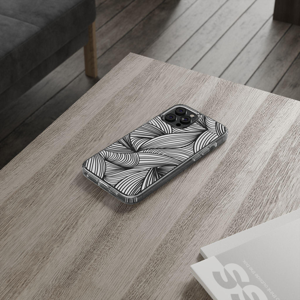 Black and White Illusion Clear Cases