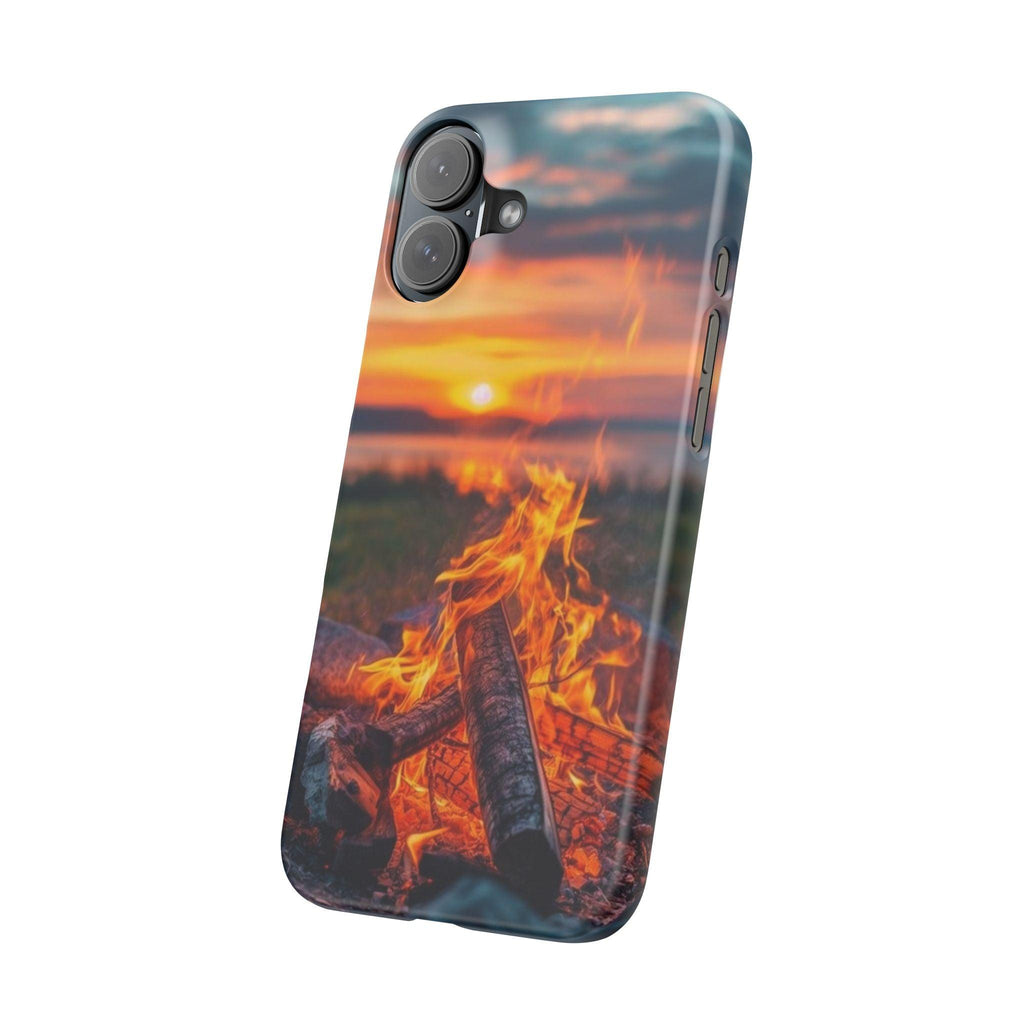 Woodland Fire Phone Case – Warmth of Nature’s Blaze on Your Device