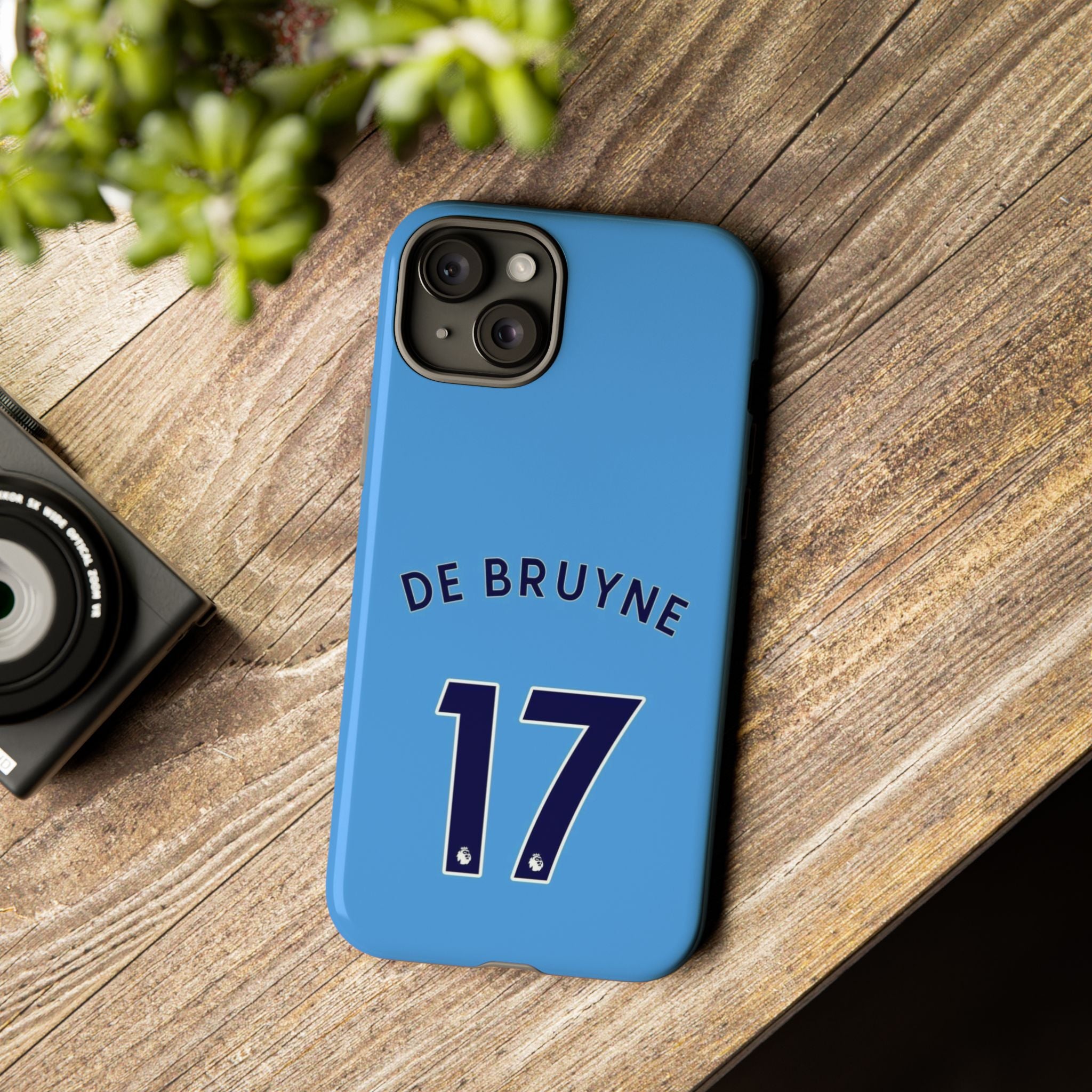Kevin De Bruyne VisionGuard – Enhanced Protection & Sleek Design | Fits iPhone 8–16 Pro Max & Galaxy S10–S25 Ultra
