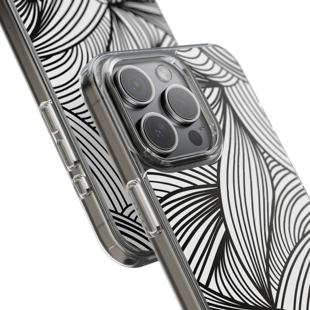 Black and White Illusion Clear Cases