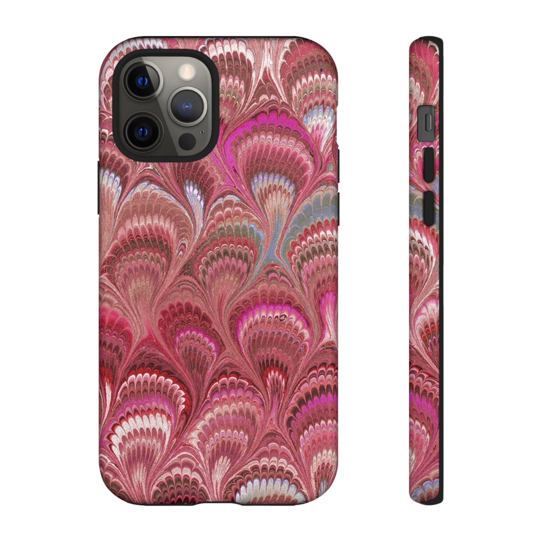 Shades of Pink Marbled Phone Case —  Dual Layer - Tough Protective Phone Cover