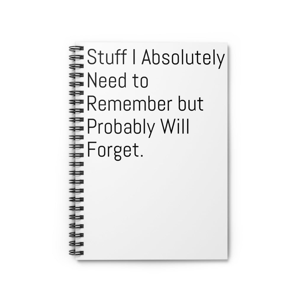 White Quote Notebook