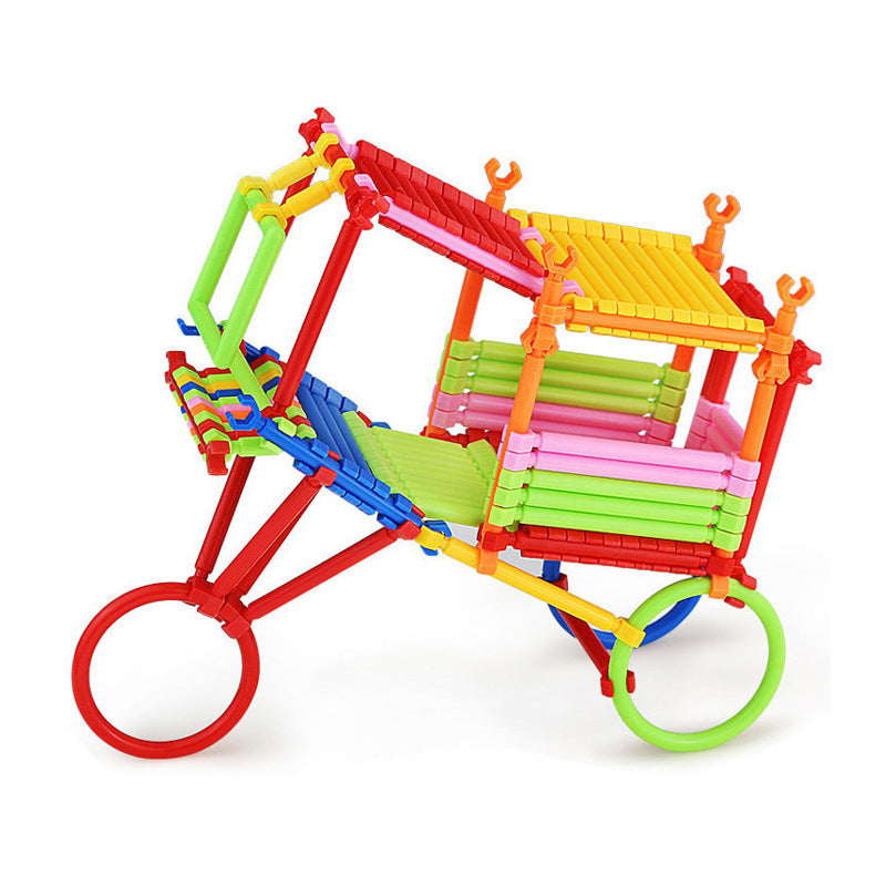 Children's Plastic Assembling Intelligence Stick