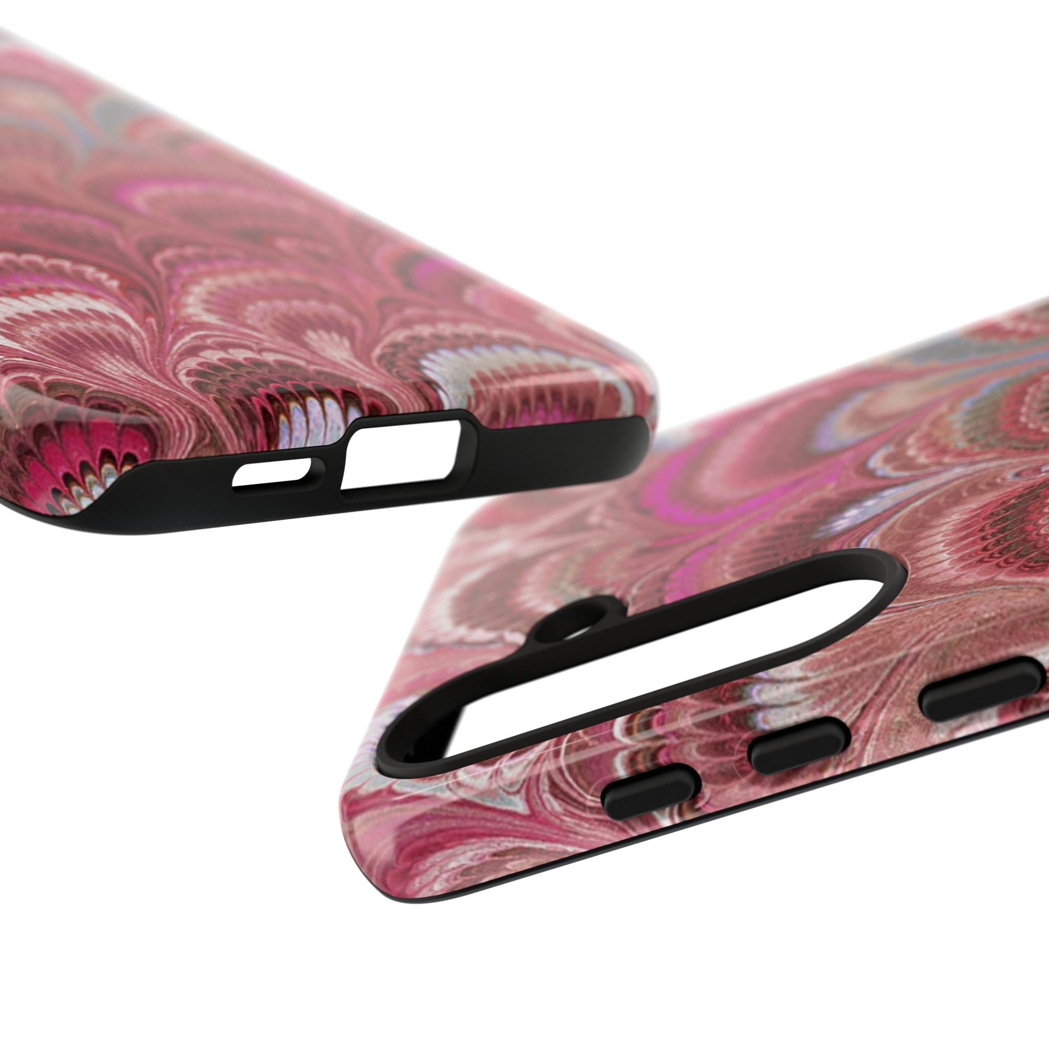 Shades of Pink Marbled Phone Case —  Dual Layer - Tough Protective Phone Cover