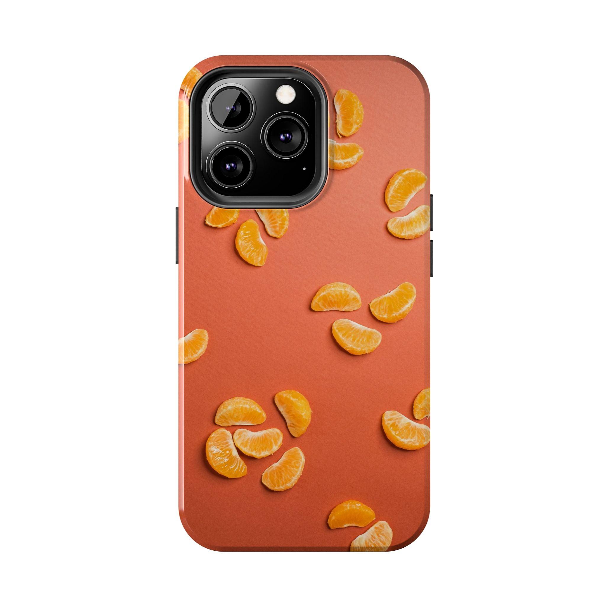 Peal Oranges printed Tough Phone Cases