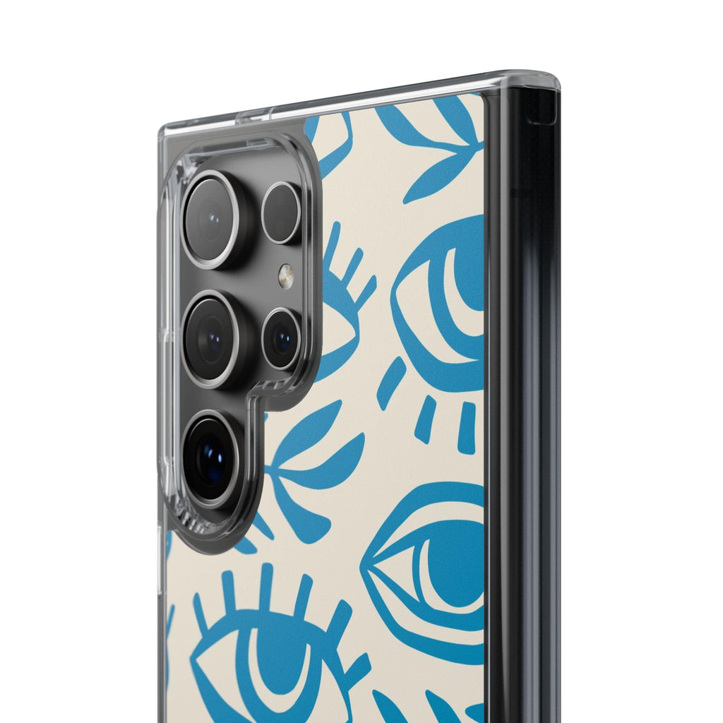 Eyes And Leaves  Pattern Clear Cases