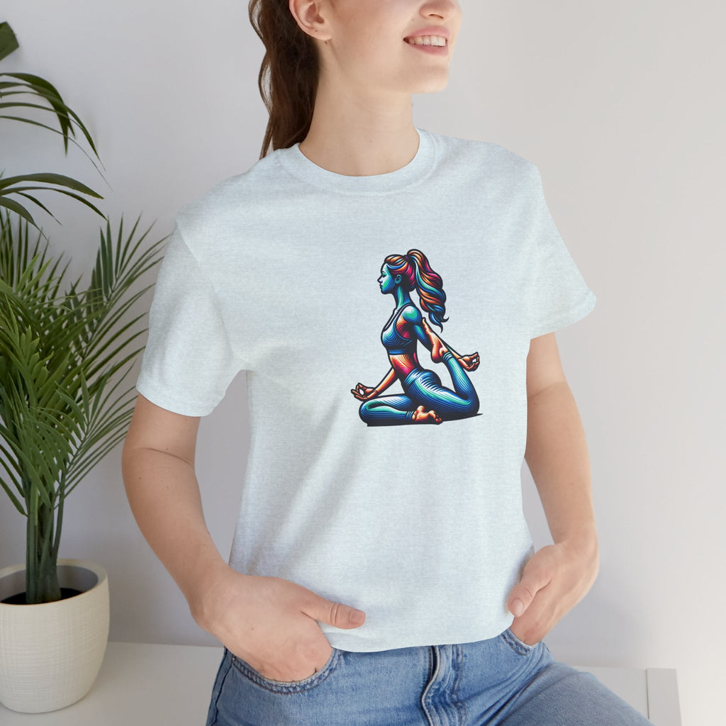 Yoga Unisex Jersey Short Sleeve Tee - Soft Cotton - DipaliZ