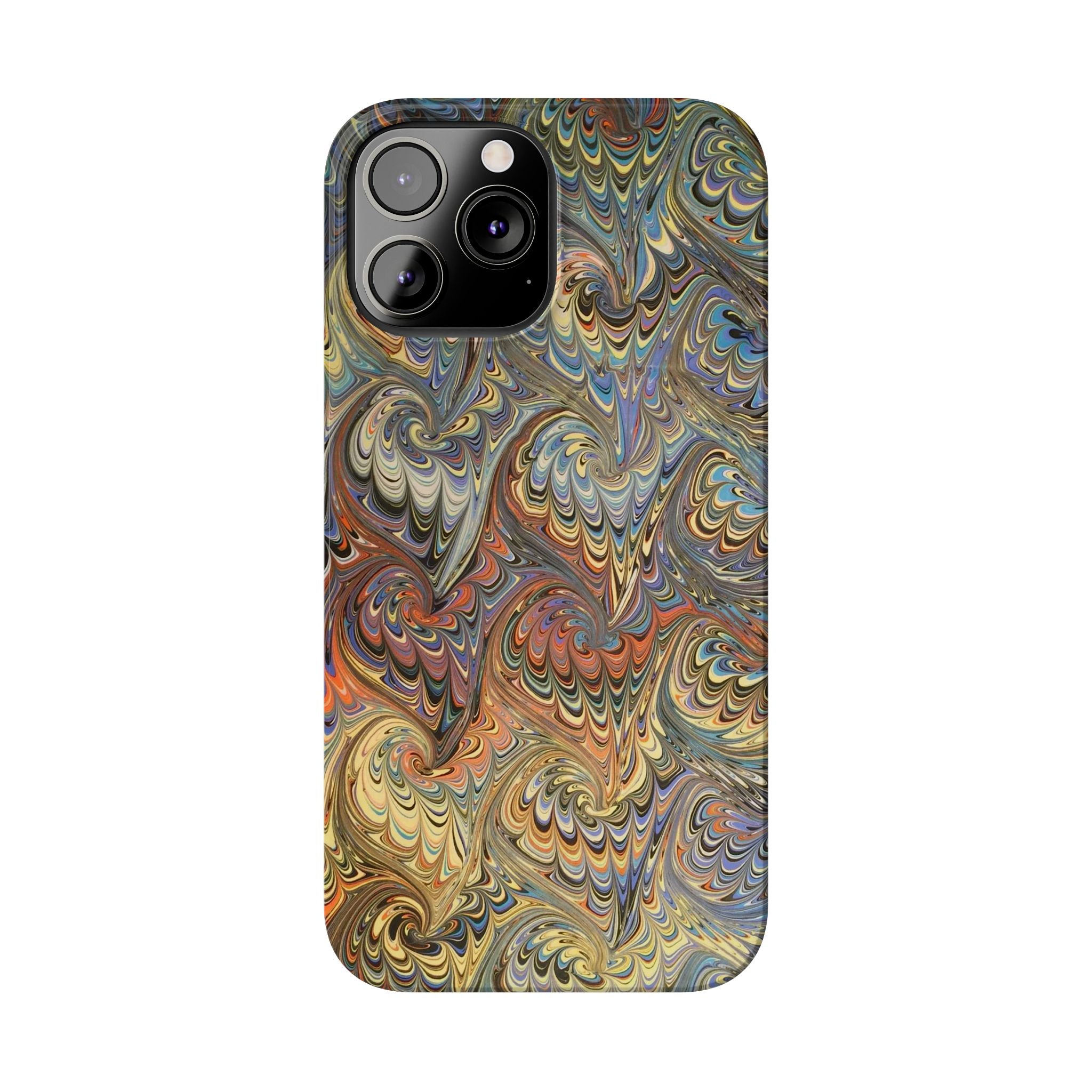 Golden Fall Colors Italian Traditional Marble Design