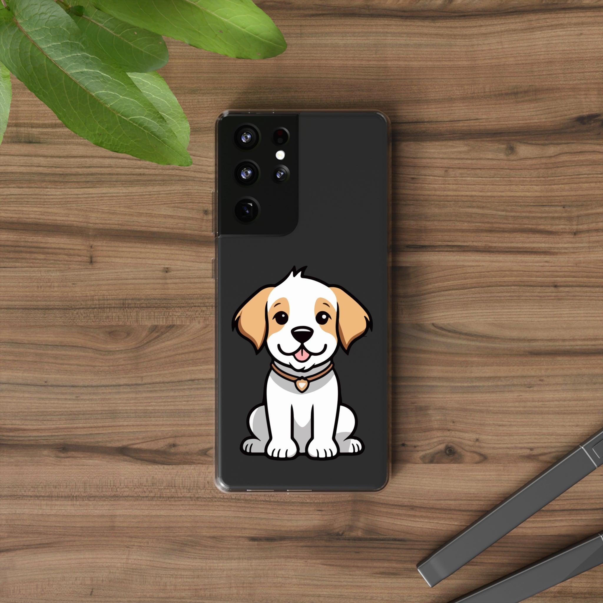 Clear Cases With Dog Printed
