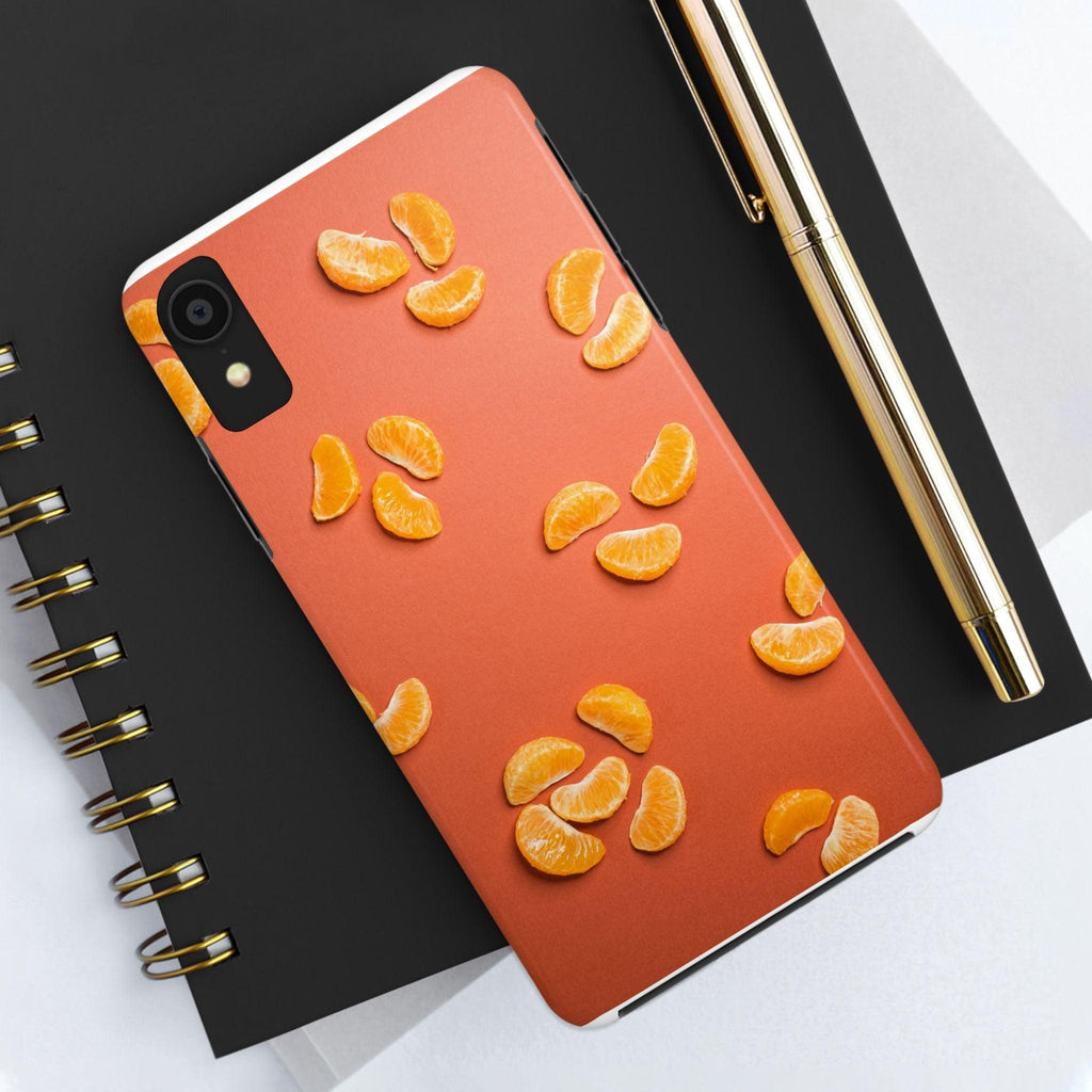 Peal Oranges printed Tough Phone Cases