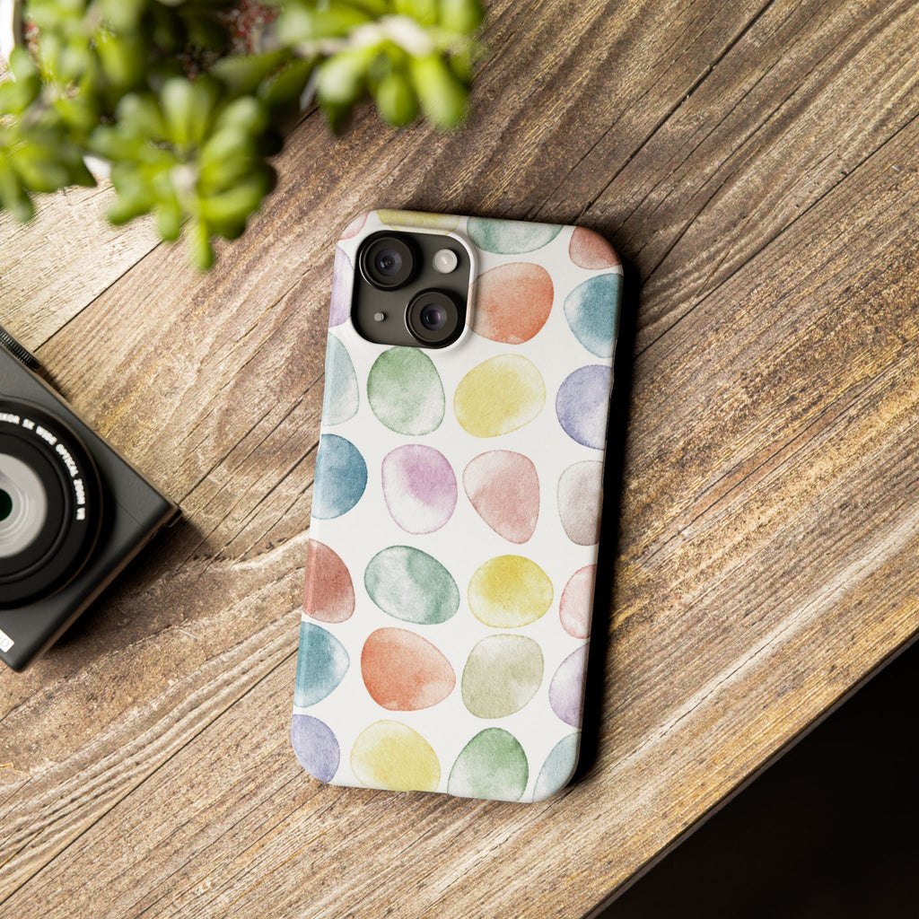 Colorful Watercolor Organic Circle iPhone 17 + many models Phone Cases