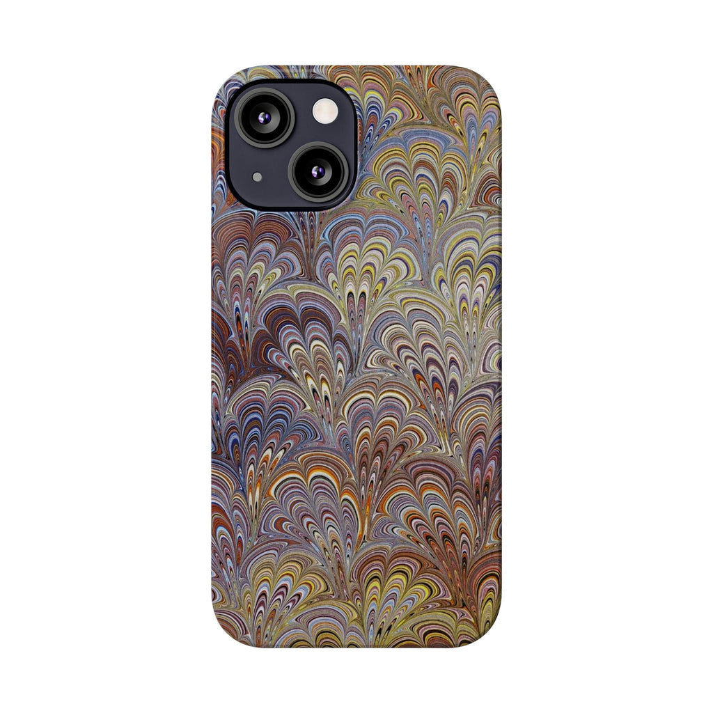 Italian Marbled Design, Multi-Colored Pallet, Slim Phone Cases, Case-Mate