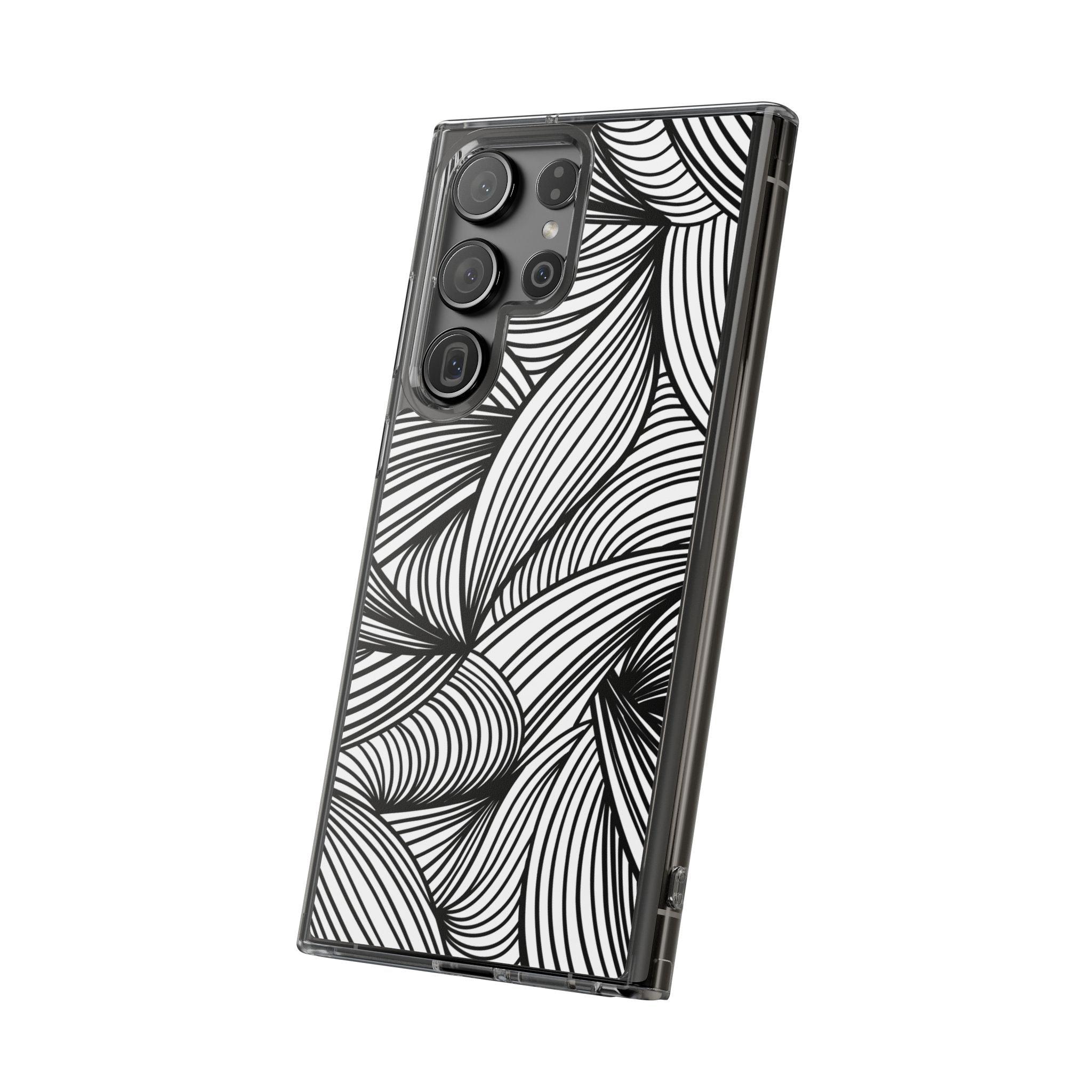 Black and White Illusion Clear Cases