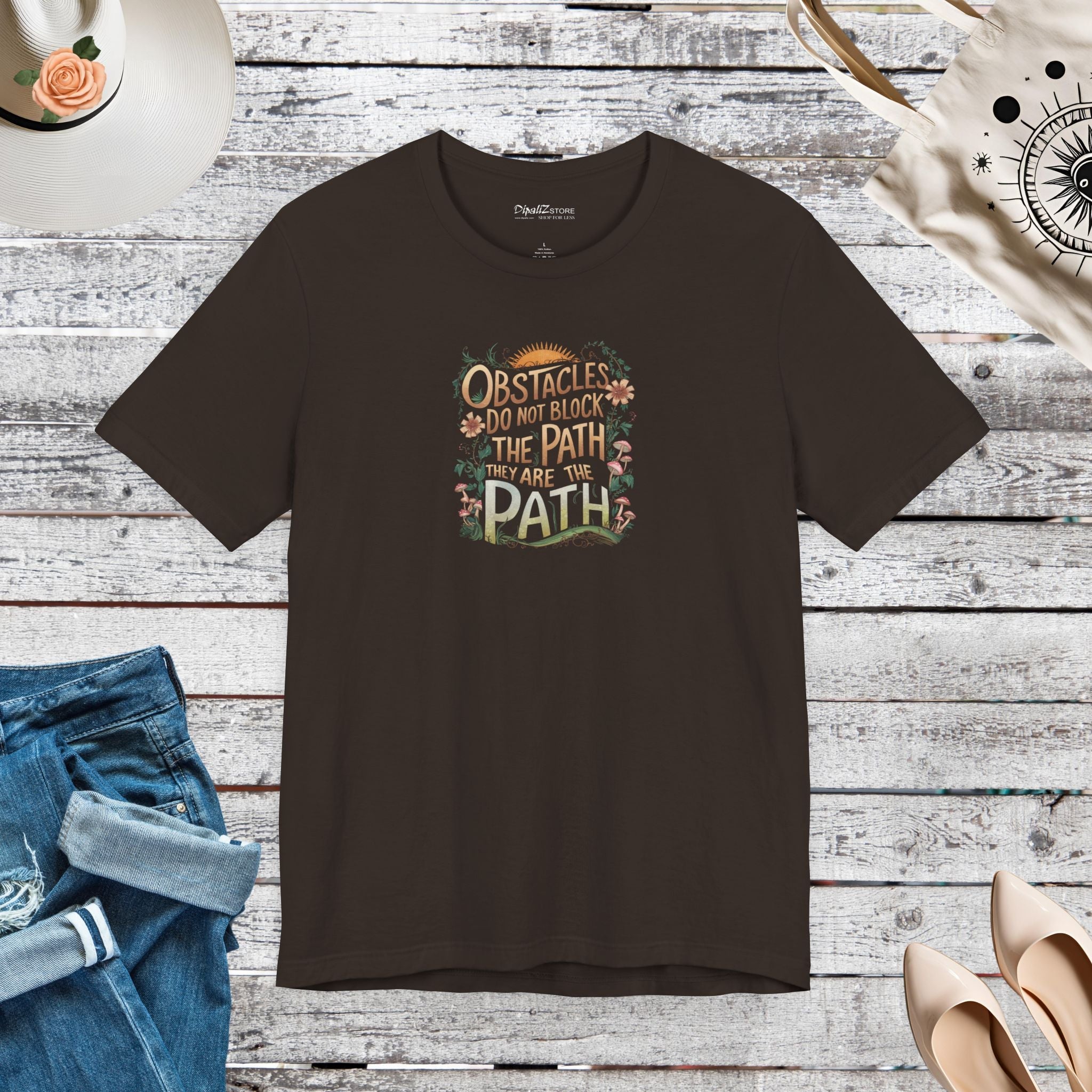 Unisex Jersey Short Sleeve Tee - Eye-Catching Print - DipaliZ