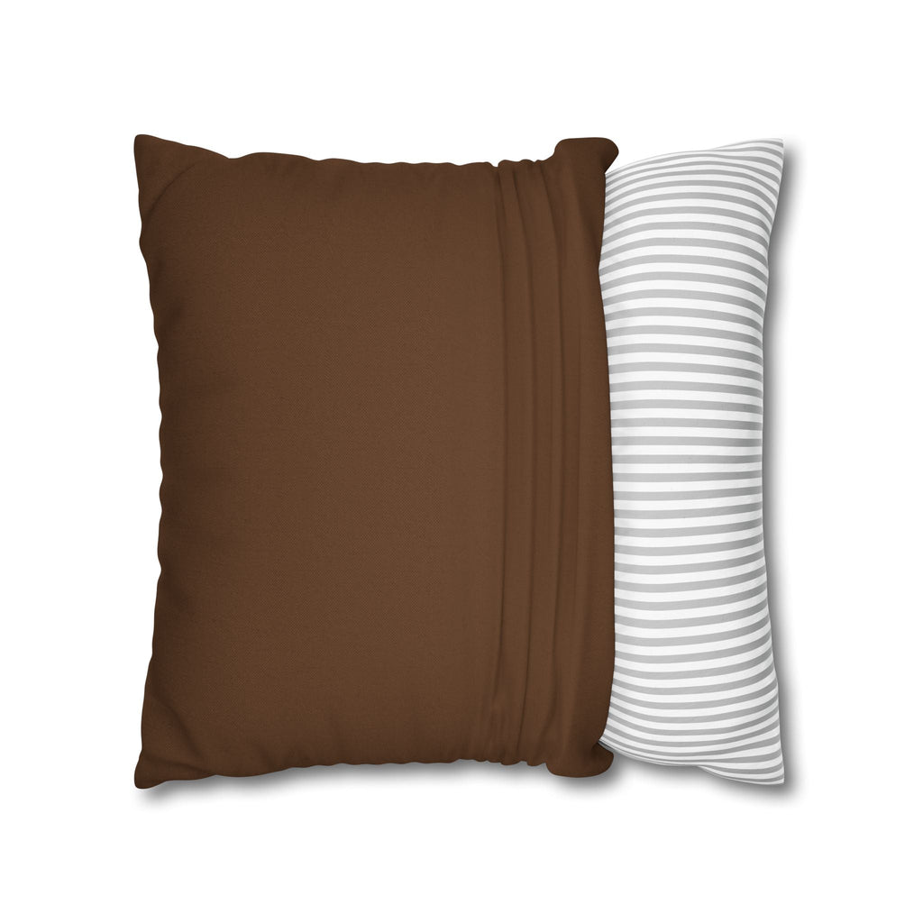 Mountain Sunrise Scenic Throw Pillow — Nature Landscape Pillowcase