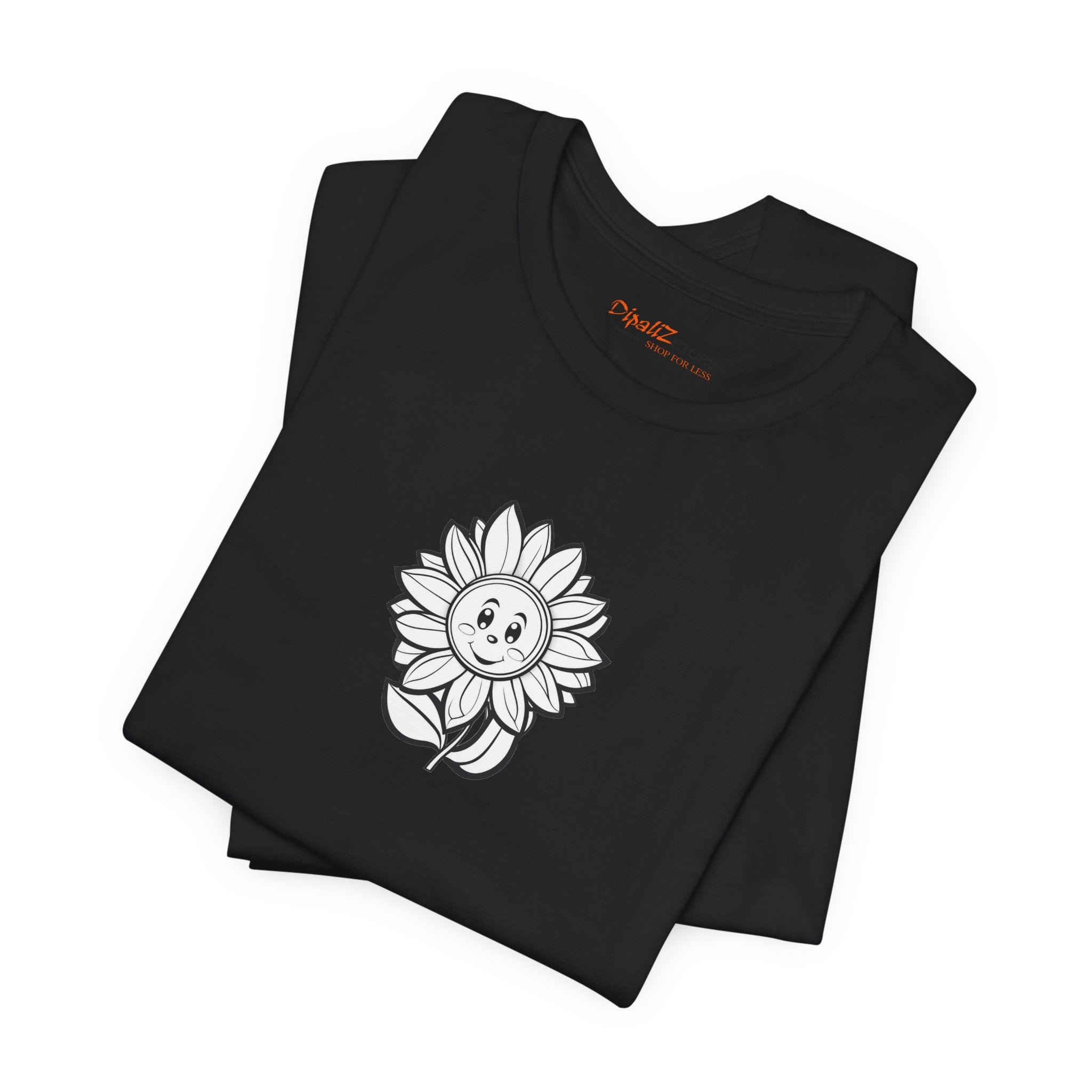 Happy Flower Short Sleeve Tee - Unisex Cotton Comfort - DipaliZ