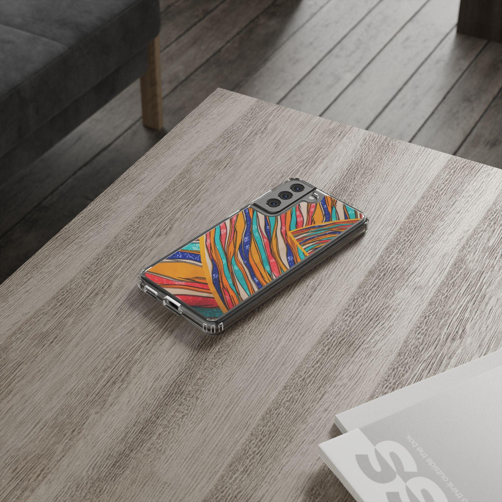 Clear Cases Stripes of  Powerful Colors