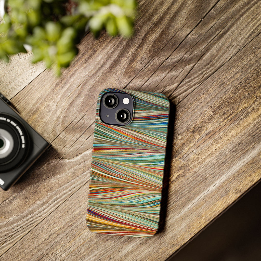 Florentine Multi-Colored Marbled Phone Case