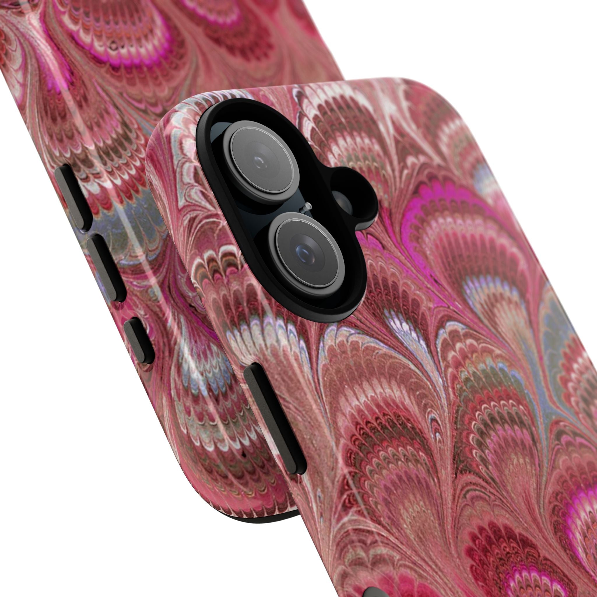 Shades of Pink Marbled Phone Case —  Dual Layer - Tough Protective Phone Cover