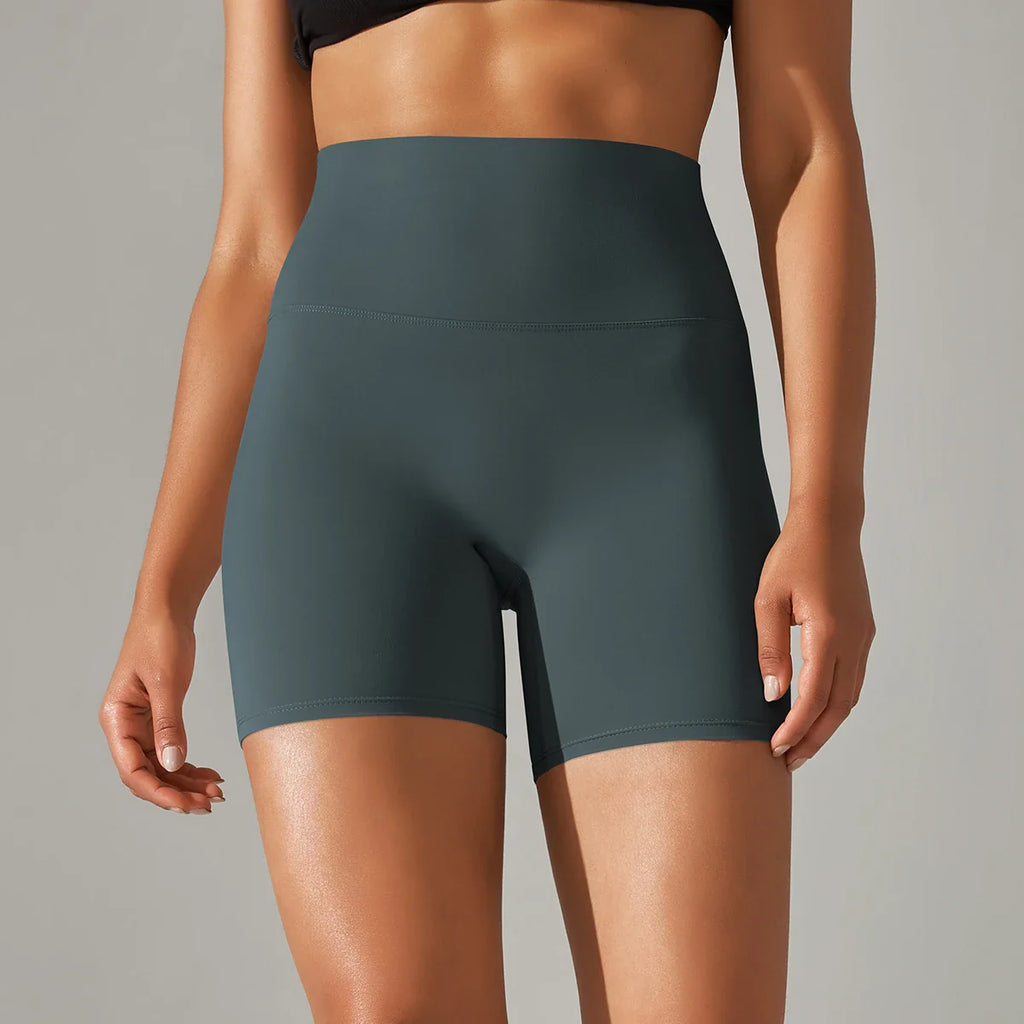 women's High Waisted Yoga Shorts Butt Lifting Tummy Control Workout Fitness Running Stretchy Booty Lift Leggings Gym Activewear