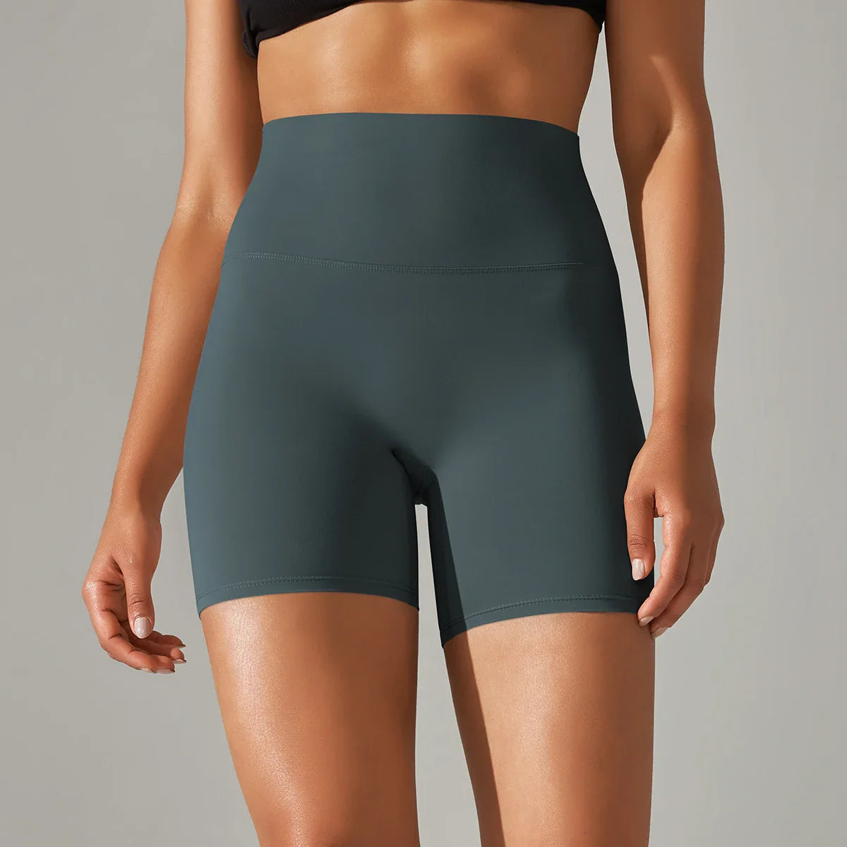 women's High Waisted Yoga Shorts Butt Lifting Tummy Control Workout Fitness Running Stretchy Booty Lift Leggings Gym Activewear