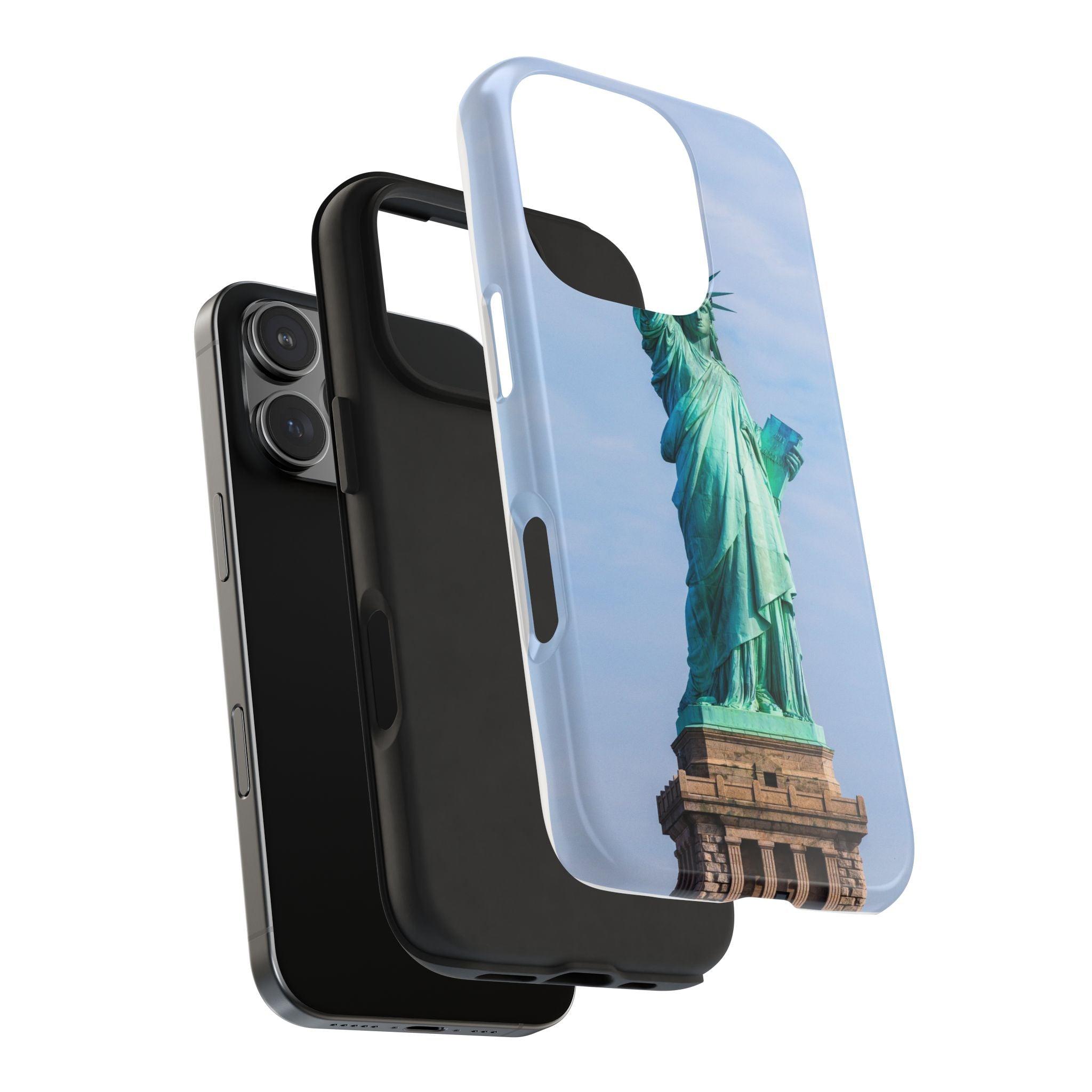 Statue of Liberty Printed Tough Phone Case - Iconic Freedom Design
