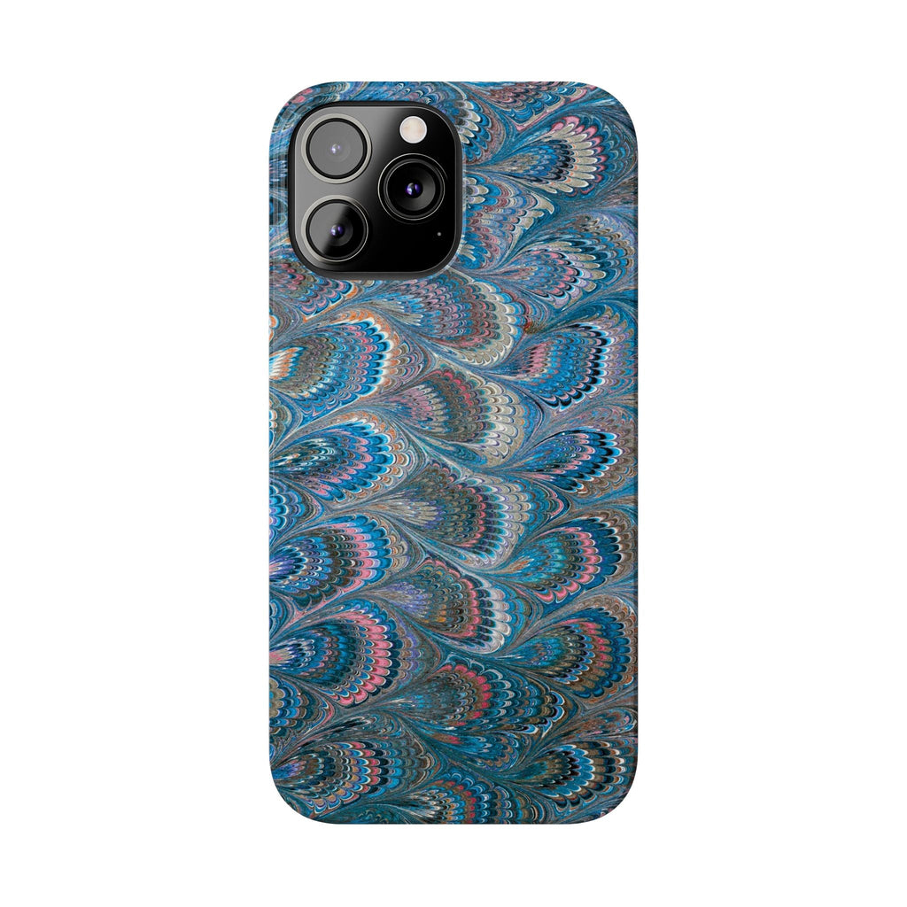 Blue and Pink Feather